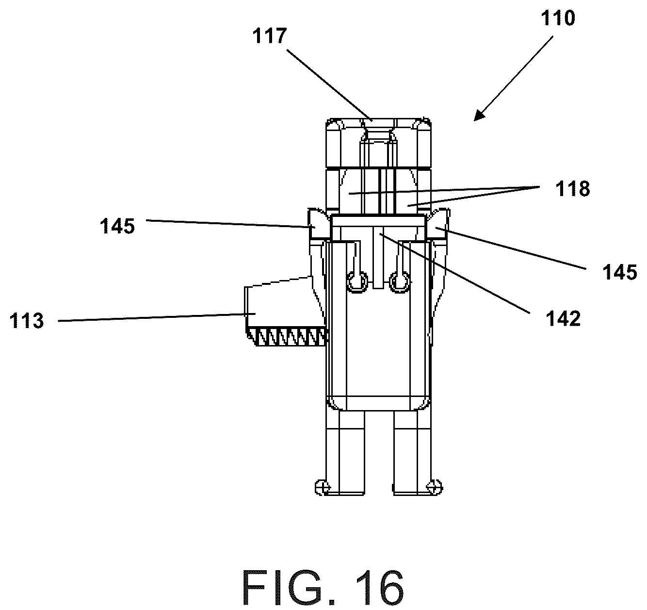 Patent US12137916 Figure 16 – Device for occlusion of blood vessels and hemorrhage control and method for its placement and removal