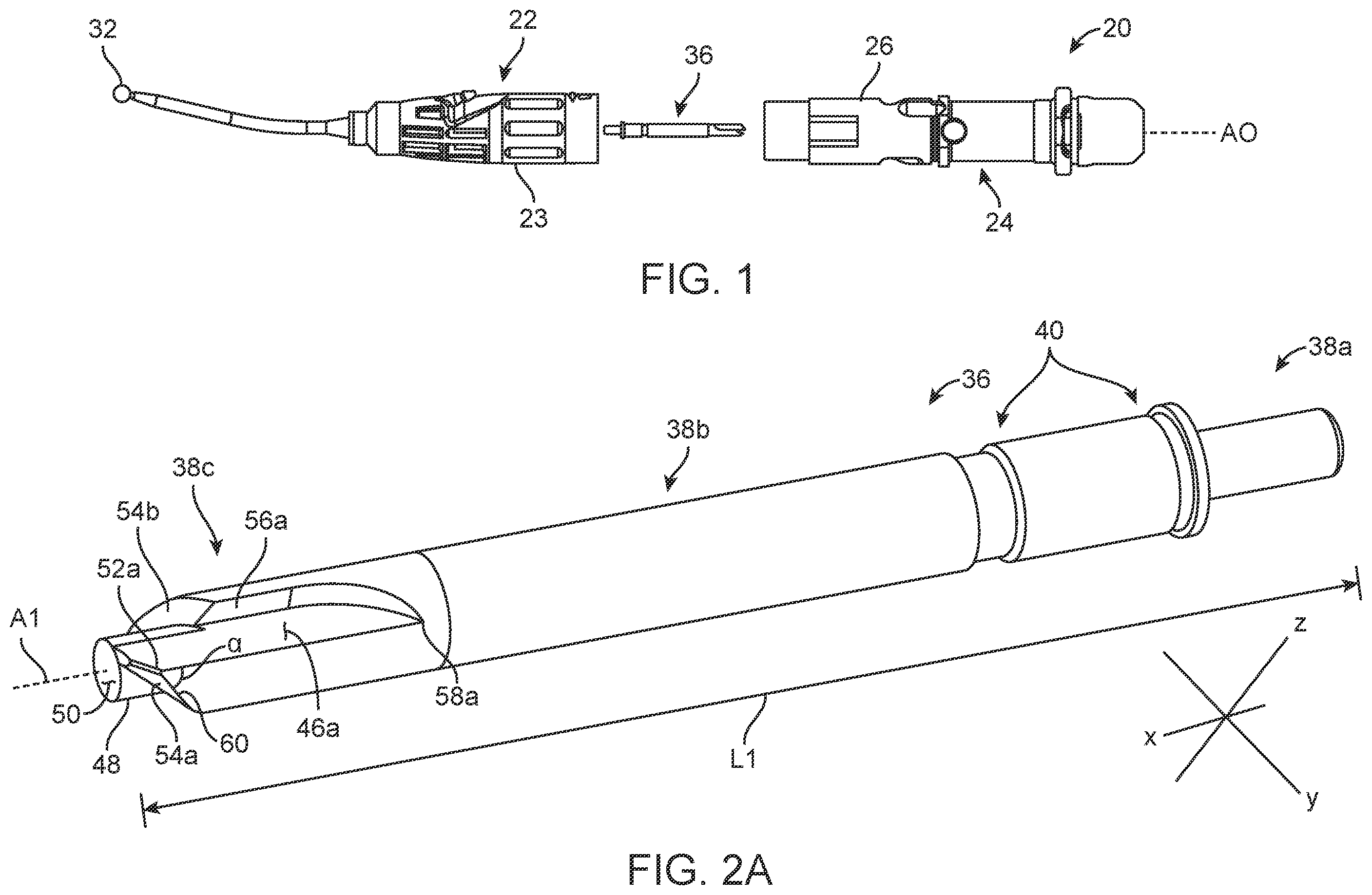 Patent US12137918 Figure 1 – Coupling portion for rotary surgical cutting systems