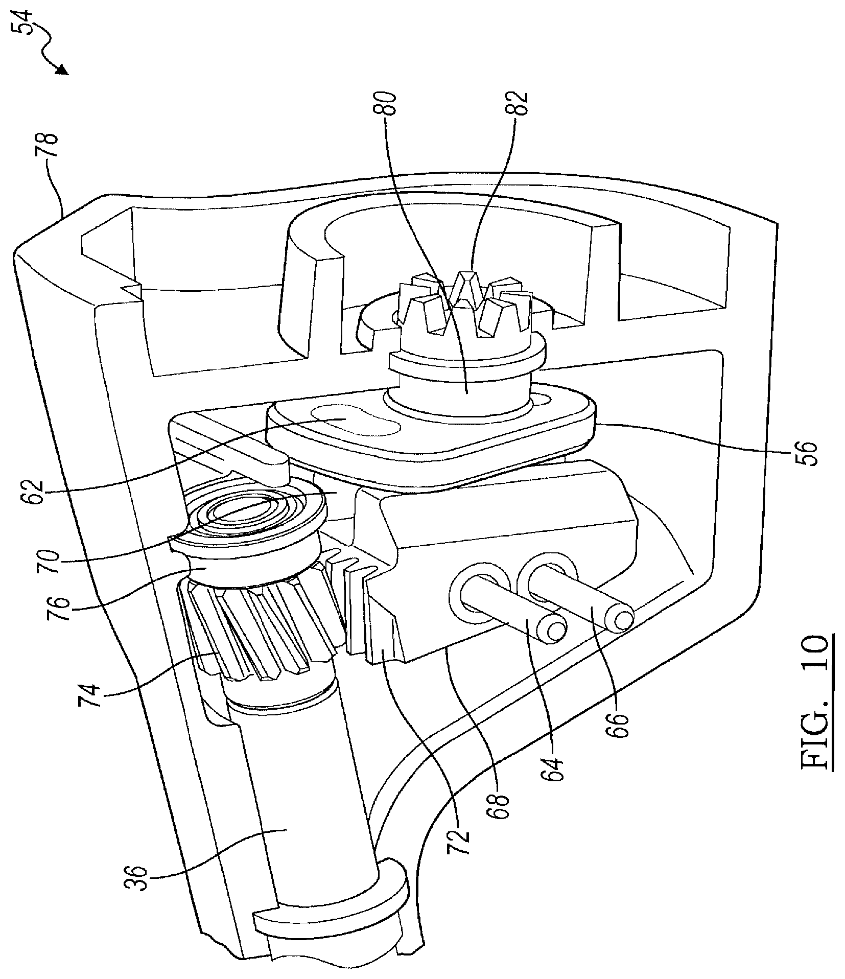 Patent US12137919 Figure 5 – Rotary oscillating bone, cartilage, and disk removal tool assembly