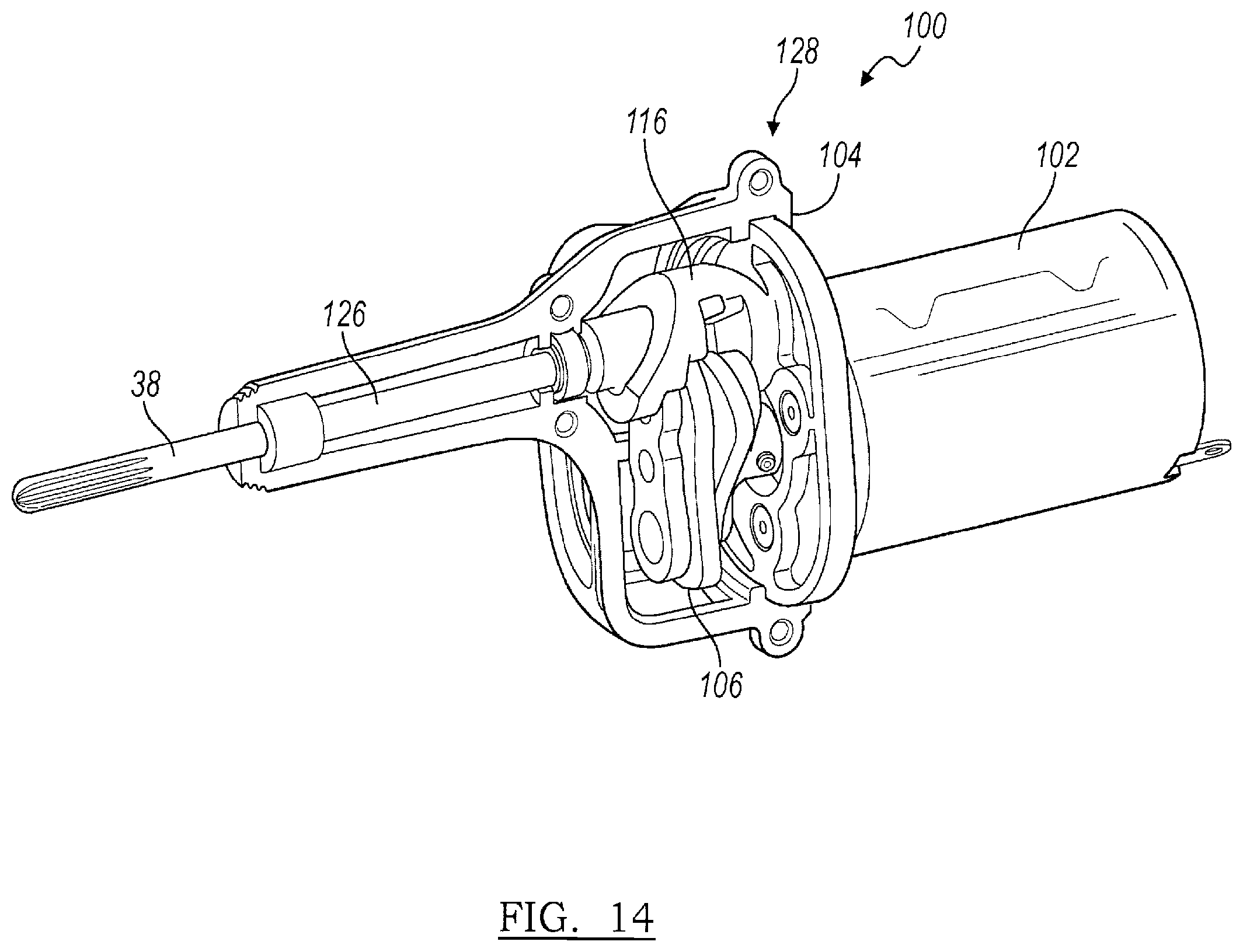 Patent US12137919 Figure 9 – Rotary oscillating bone, cartilage, and disk removal tool assembly