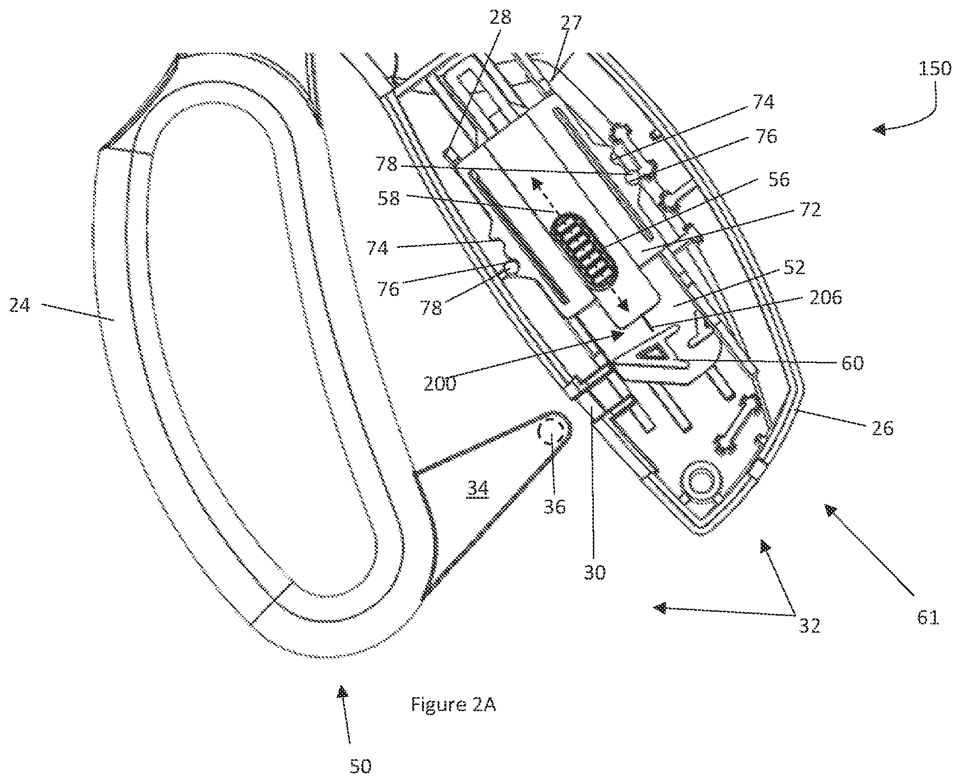 Patent US12137925 Figure 2 – Forceps including a pre-loaded handle latch