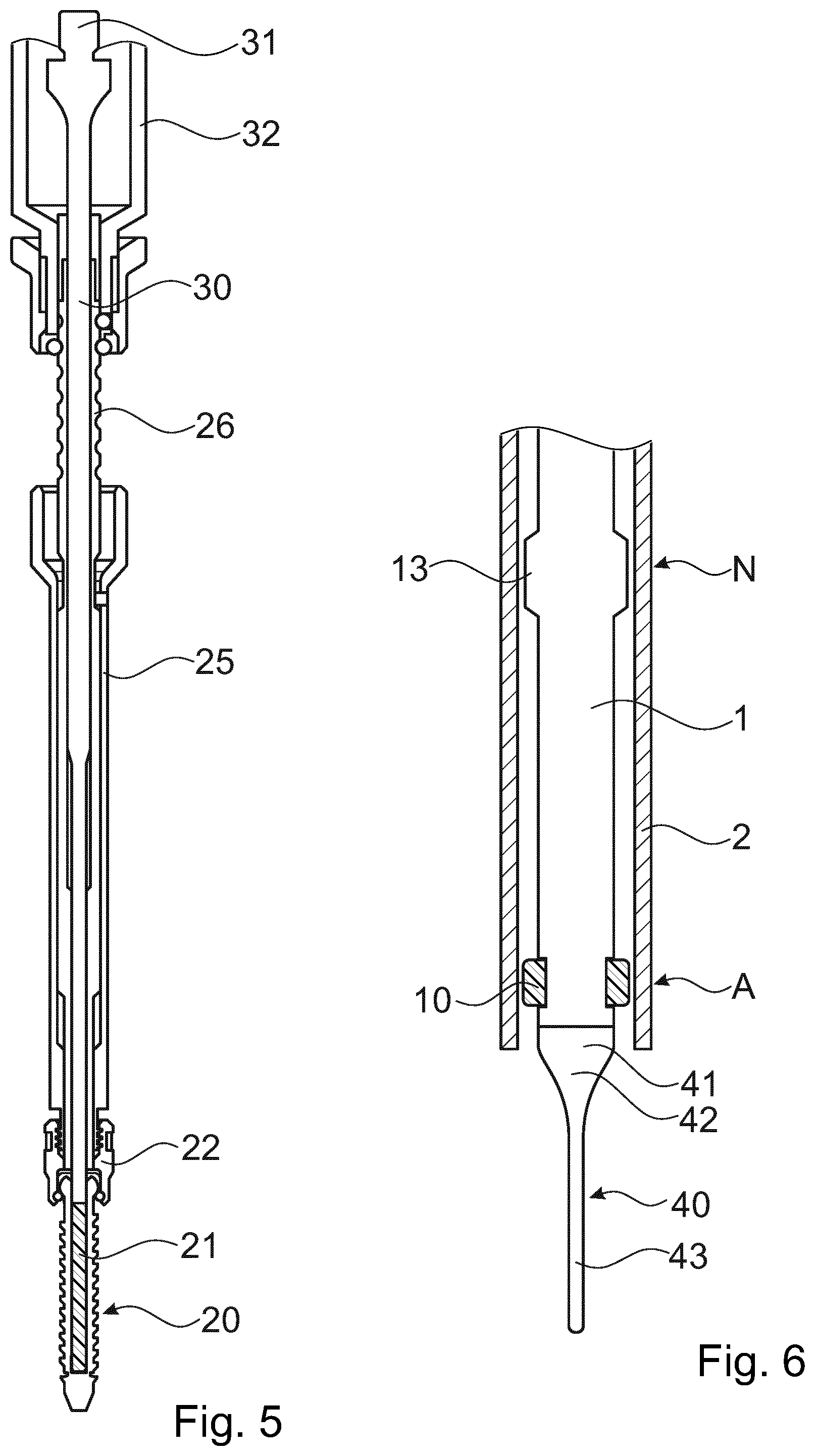 Patent US12137930 Figure 3 – System of sonotrode and guide shaft
