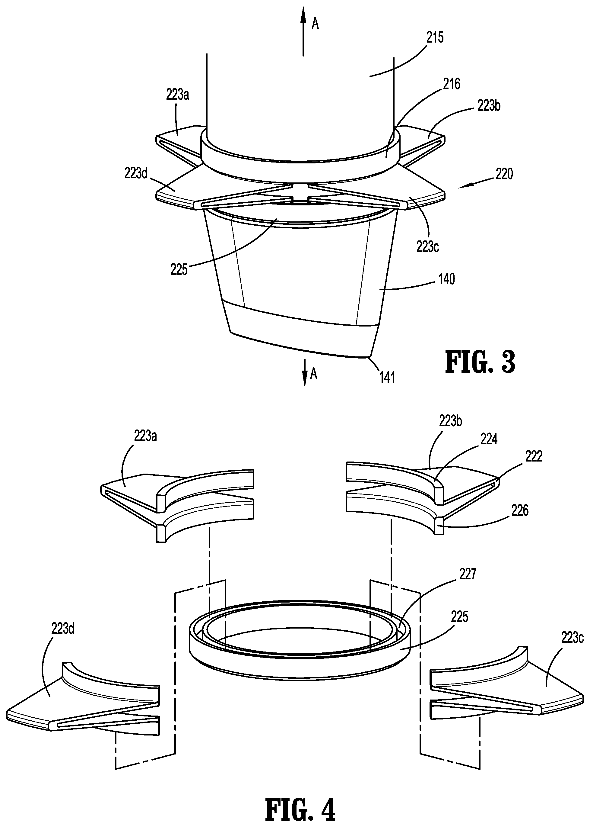 Patent US12137934 Figure 3 – Surgical access device with fixation mechanism