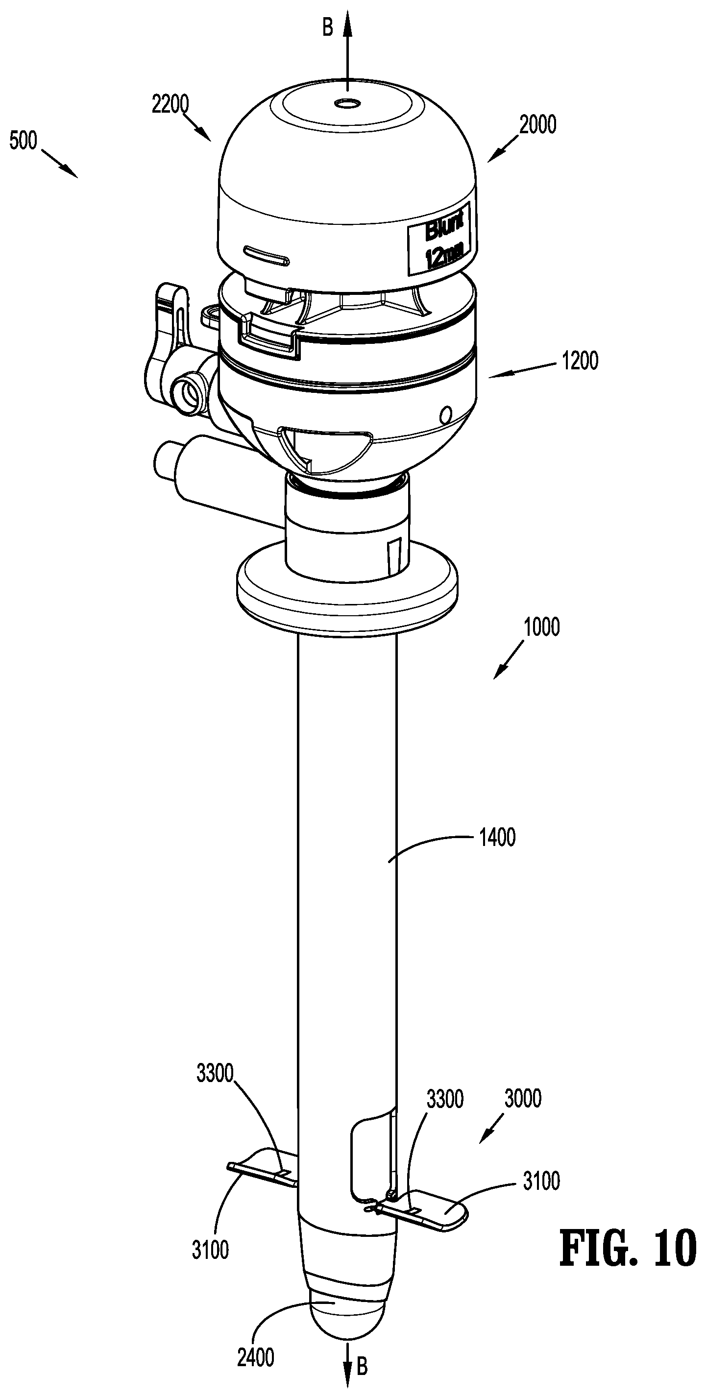 Patent US12137934 Figure 8 – Surgical access device with fixation mechanism