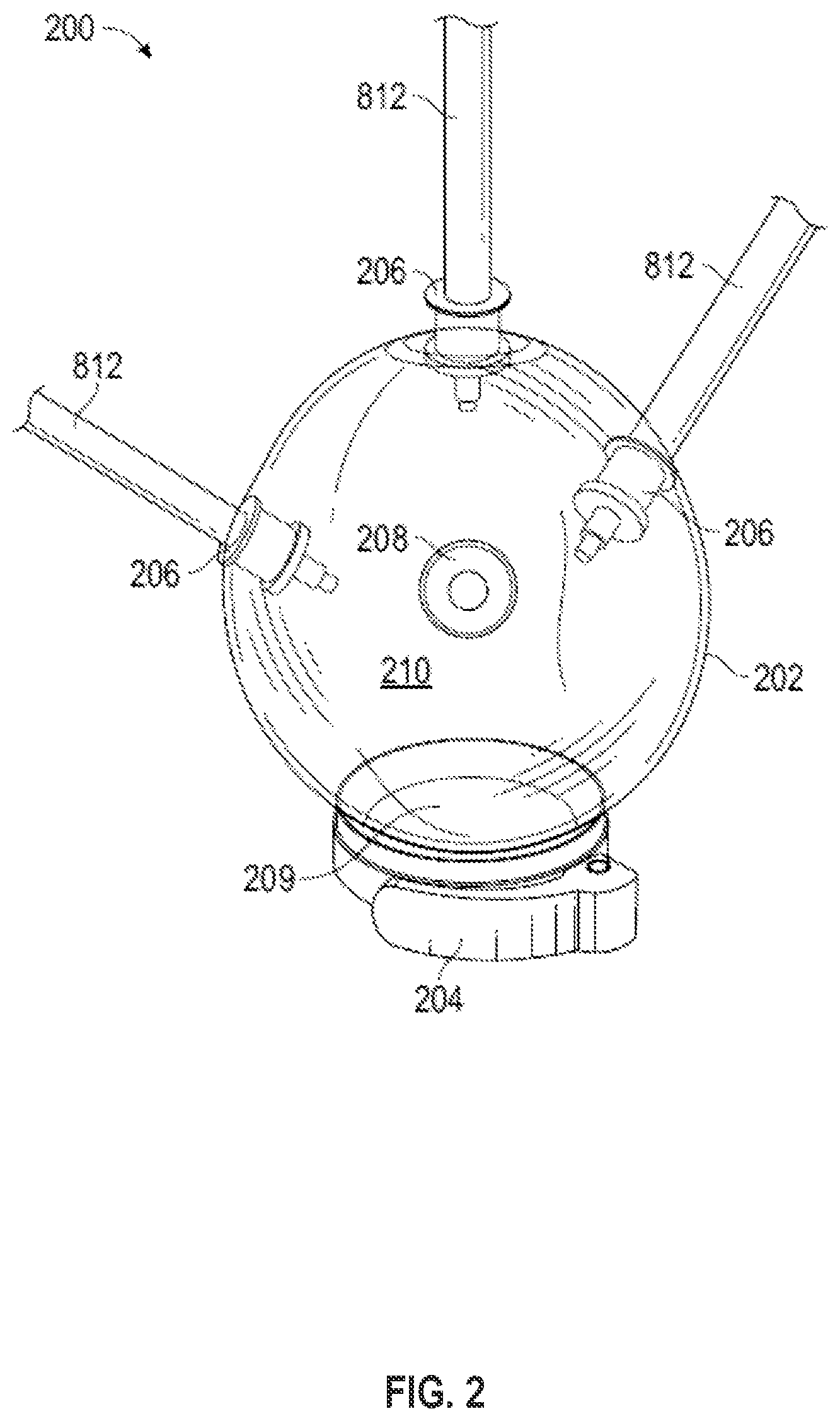 Patent US12137936 Figure 6 – Multiple port instrument access device