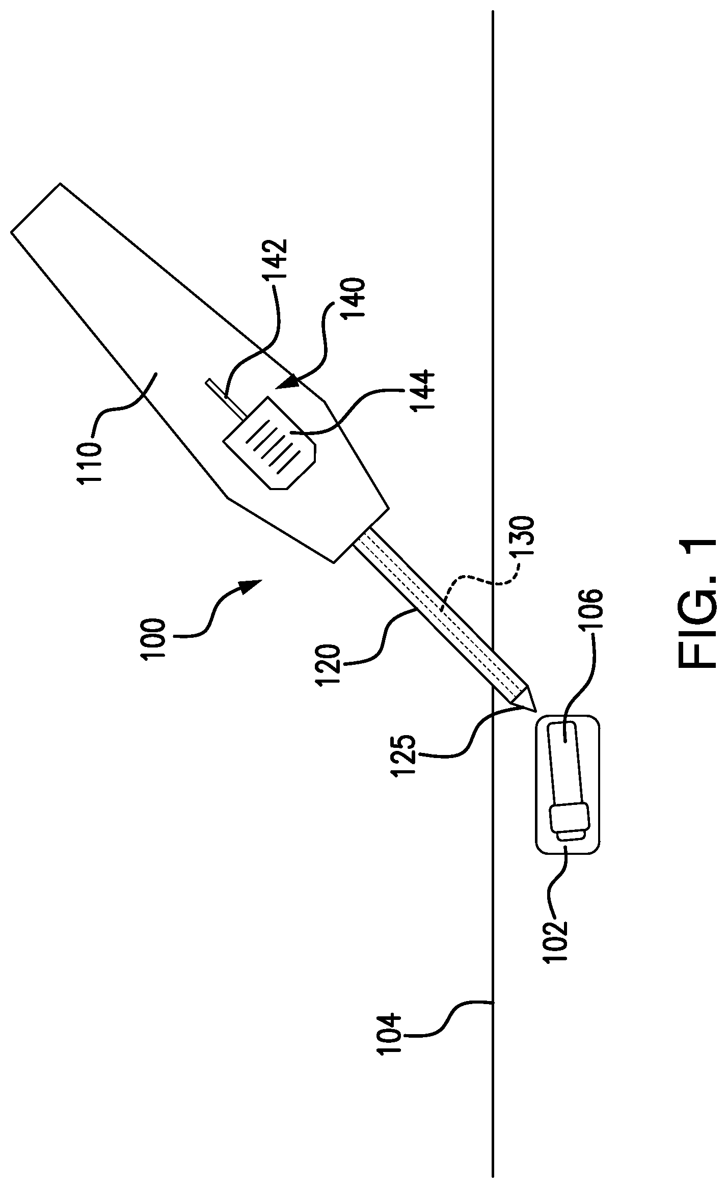 Patent US12137937 Figure 1 – Insertion tool with a dissector