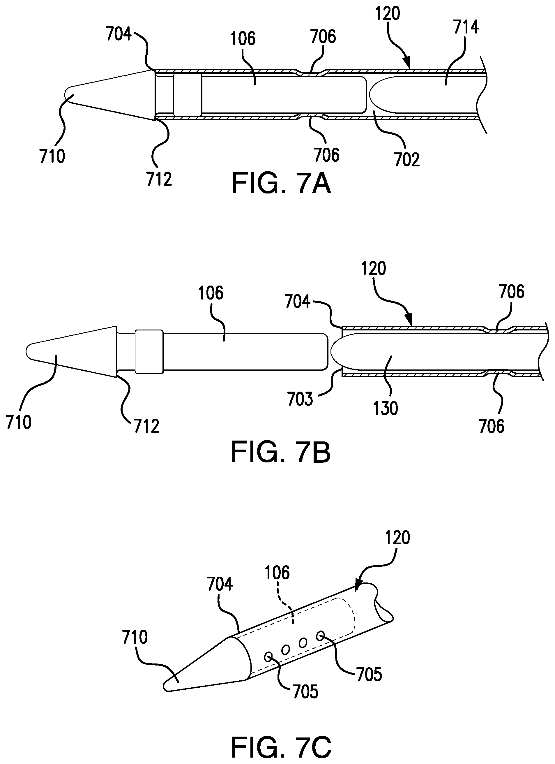 Patent US12137937 Figure 7 – Insertion tool with a dissector