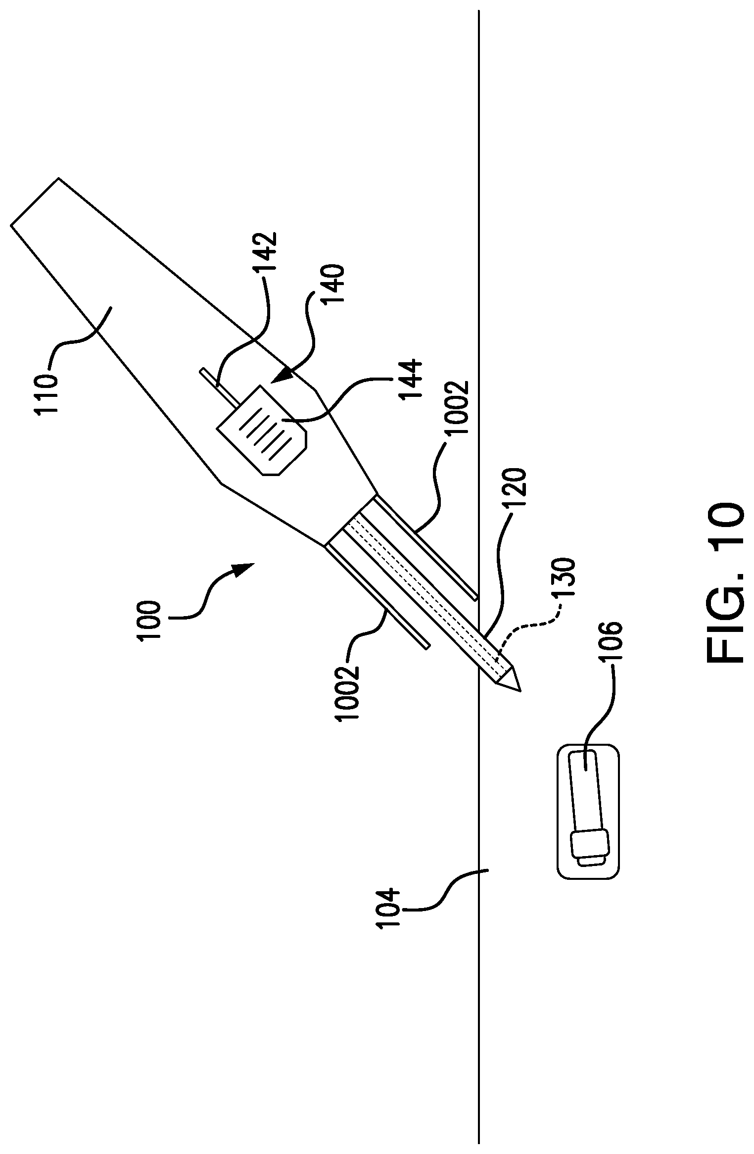 Patent US12137937 Figure 11 – Insertion tool with a dissector