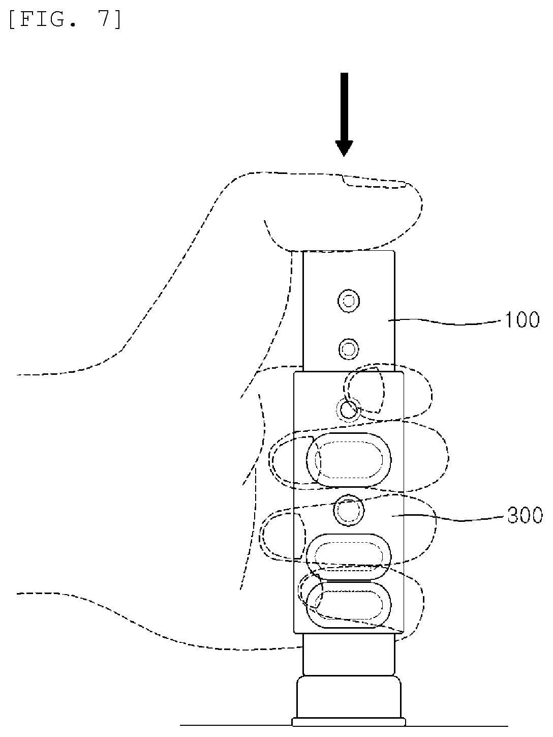 Patent US12137940 Figure 7 – Suction device for foreign substances from body