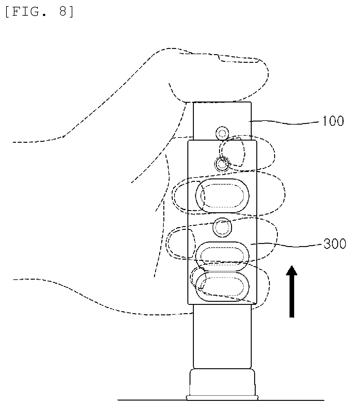 Patent US12137940 Figure 8 – Suction device for foreign substances from body