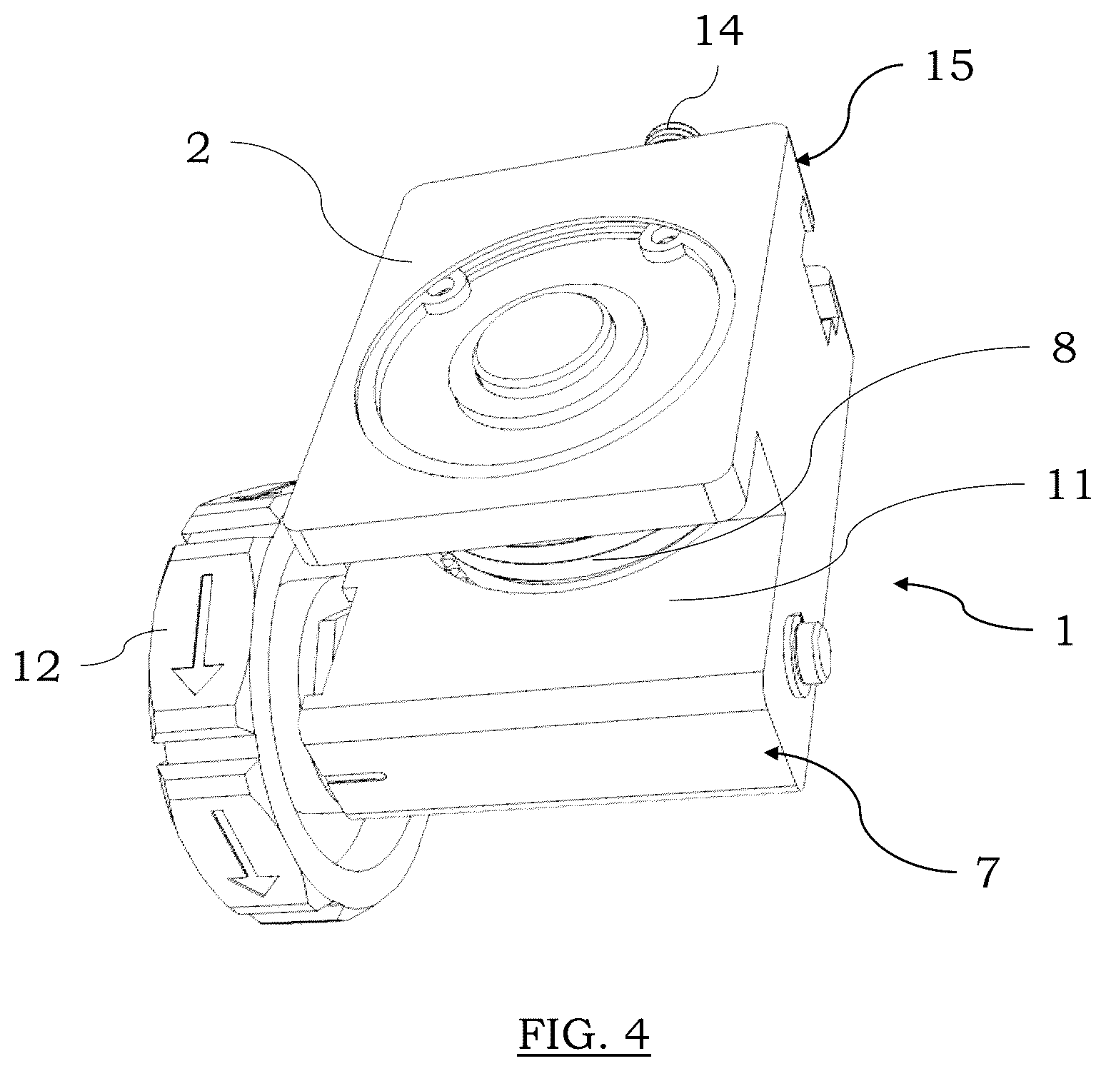 Patent US12137941 Figure 4 – Orthopedic cable bone transport device and bone transport system comprising said device