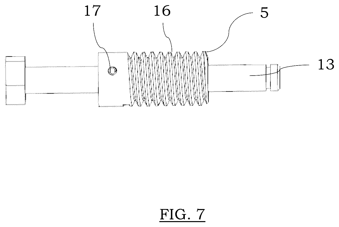 Patent US12137941 Figure 7 – Orthopedic cable bone transport device and bone transport system comprising said device