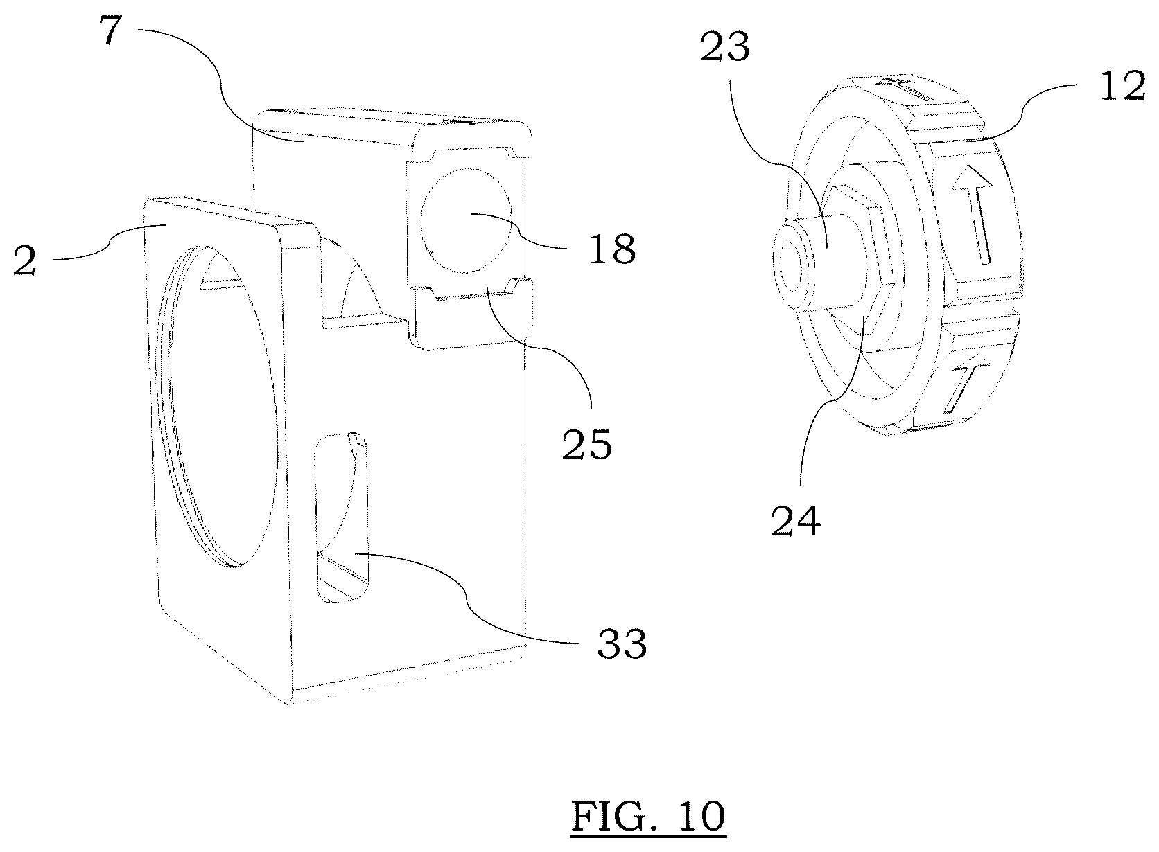Patent US12137941 Figure 10 – Orthopedic cable bone transport device and bone transport system comprising said device