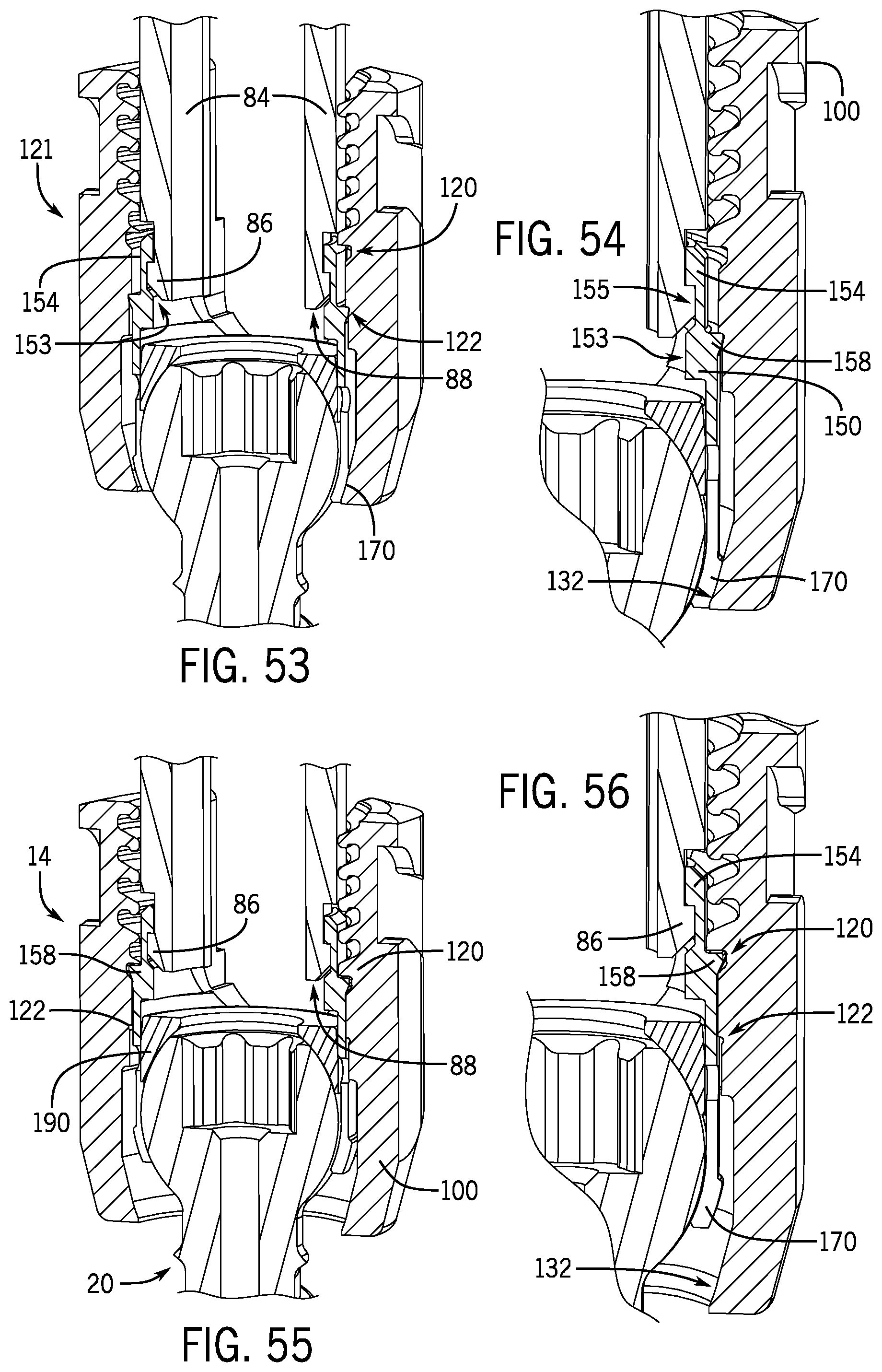 Patent US12137944 Figure 16 – Bone anchor assembly having a tool deployable insert in compressive overlapping engagement with a retainer