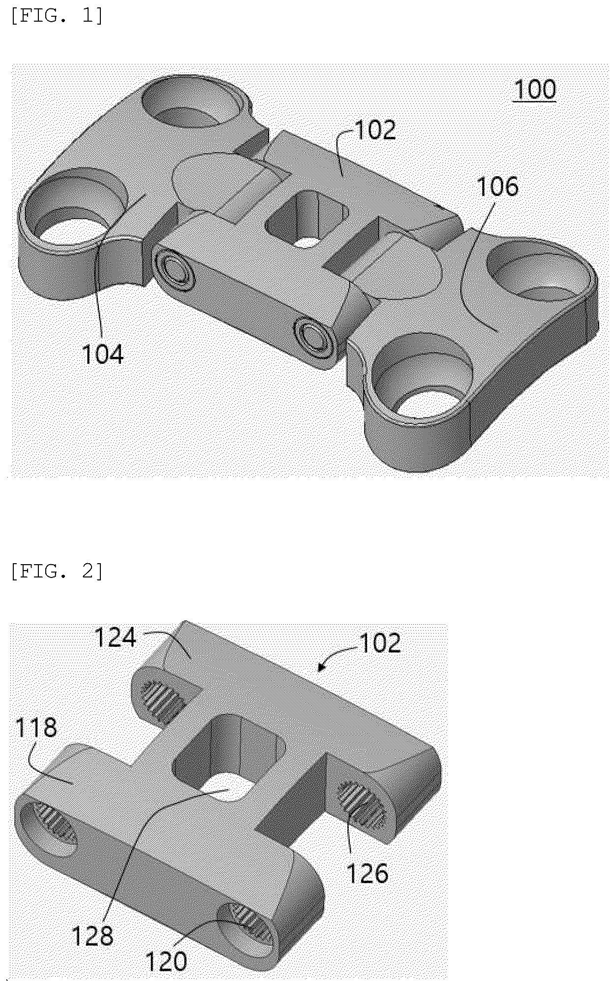 Patent US12137946 Figure 1 – Spinal plate