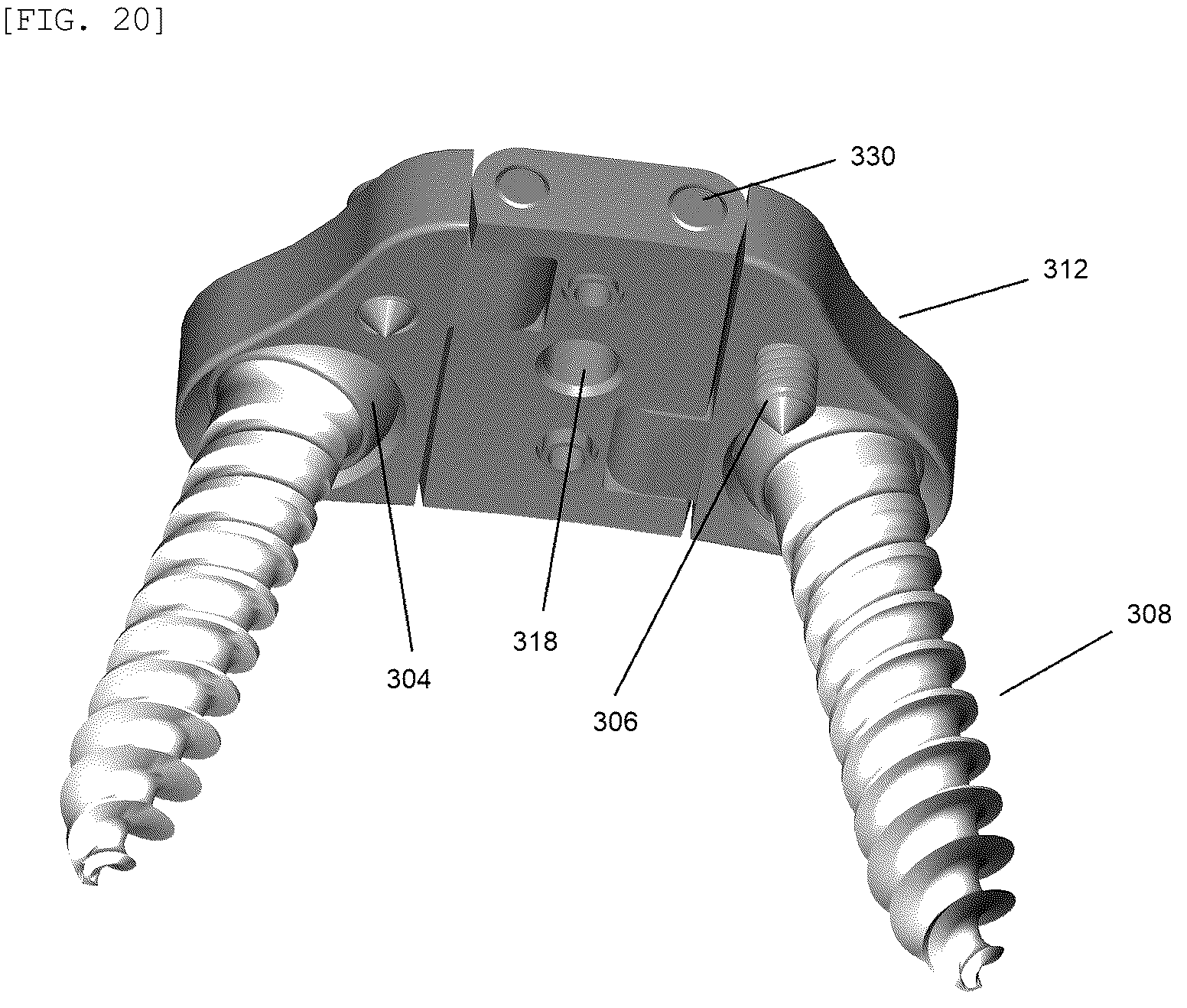 Patent US12137946 Figure 12 – Spinal plate