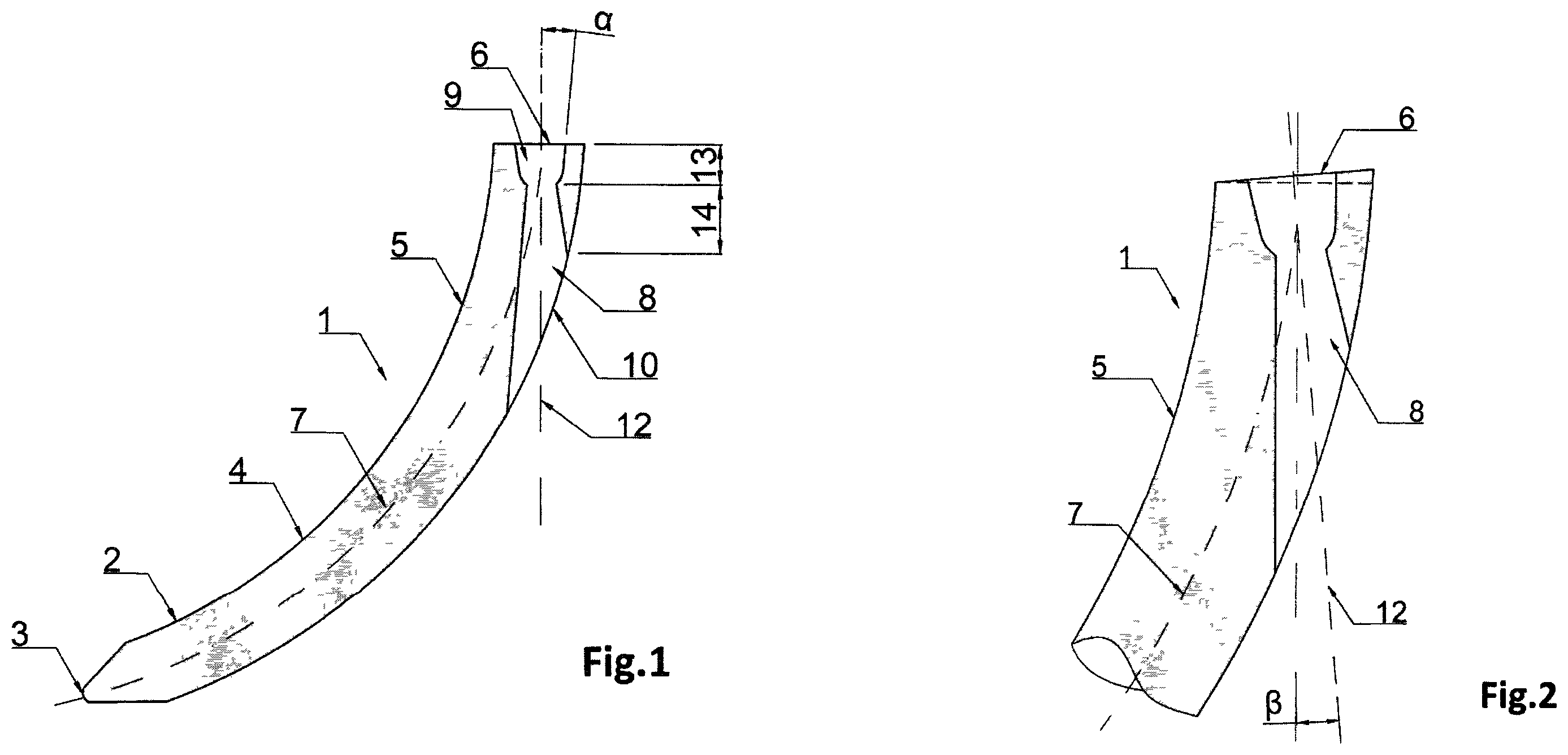 Patent US12137950 Figure 1 – Bone nail