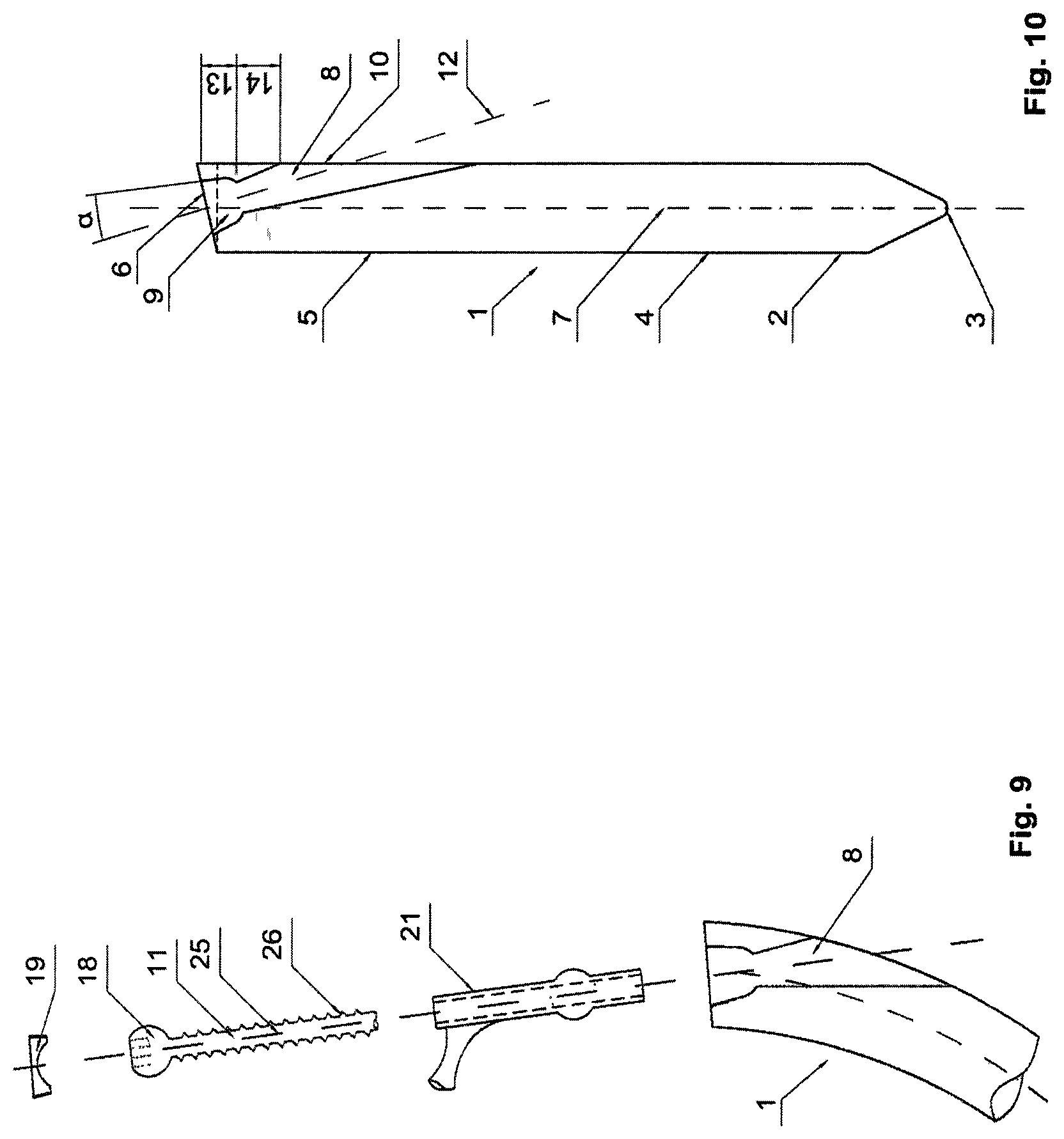 Patent US12137950 Figure 5 – Bone nail