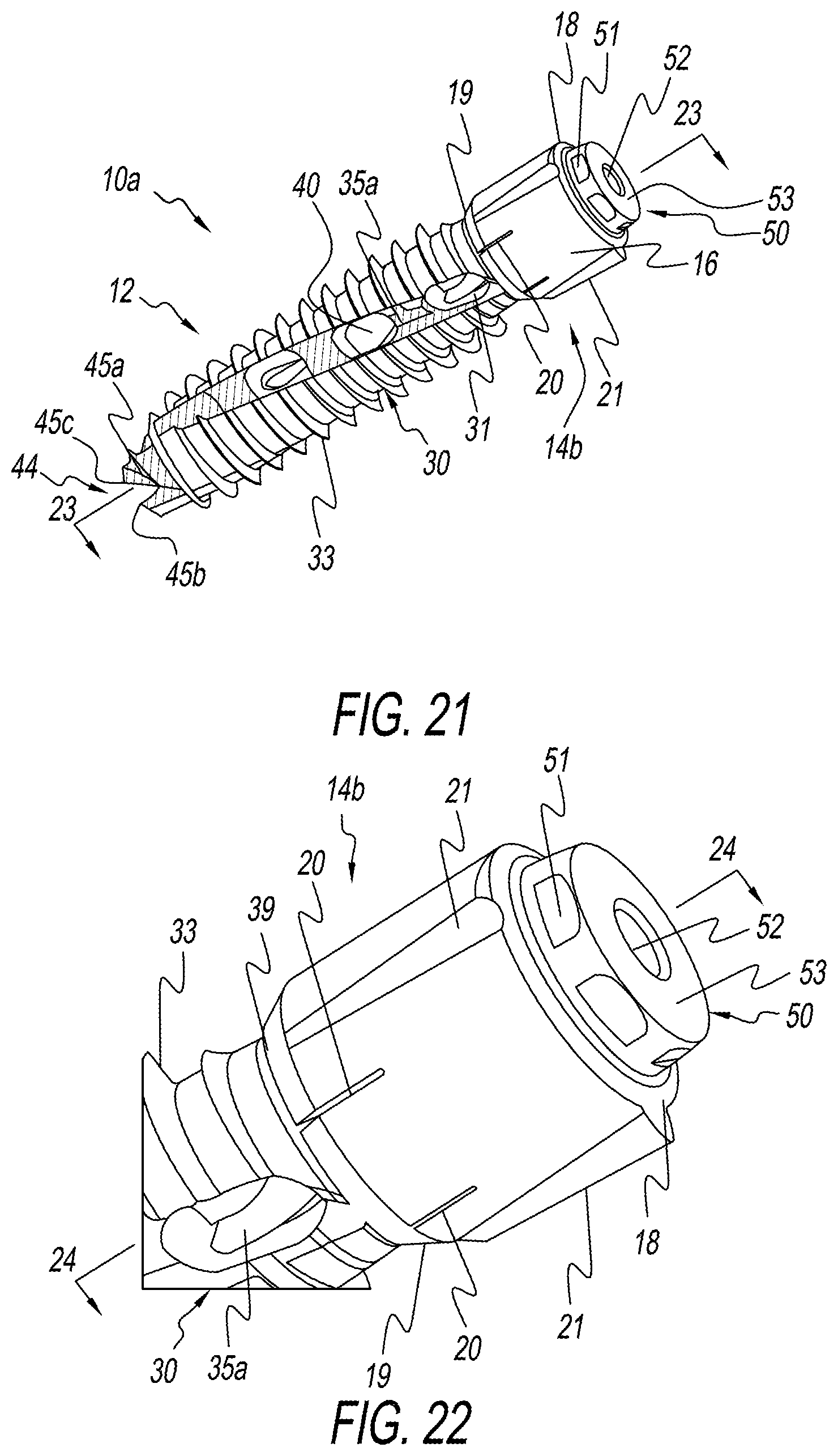 Patent US12137954 Figure 11 – Bone screw implant for sacroiliac joint fusion
