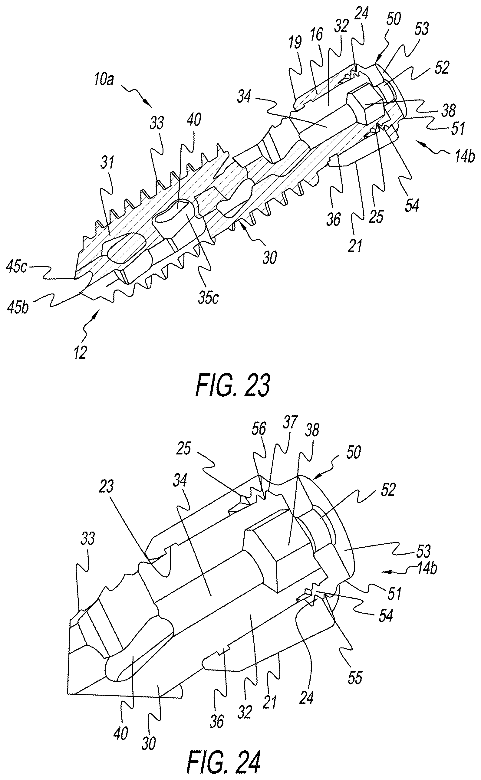 Patent US12137954 Figure 12 – Bone screw implant for sacroiliac joint fusion