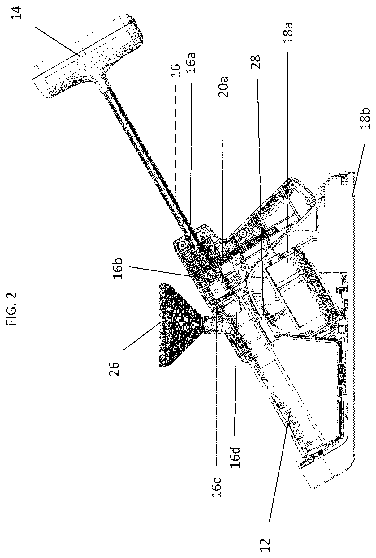 Patent US12137955 Figure 2 – Bone cement mixer
