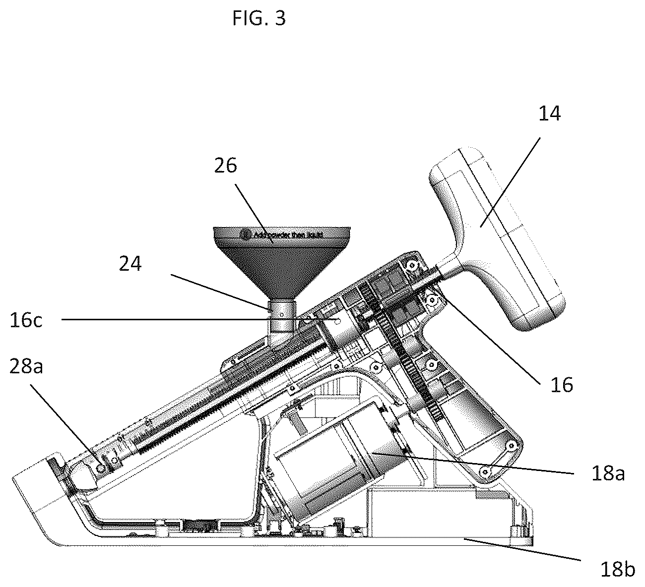 Patent US12137955 Figure 3 – Bone cement mixer
