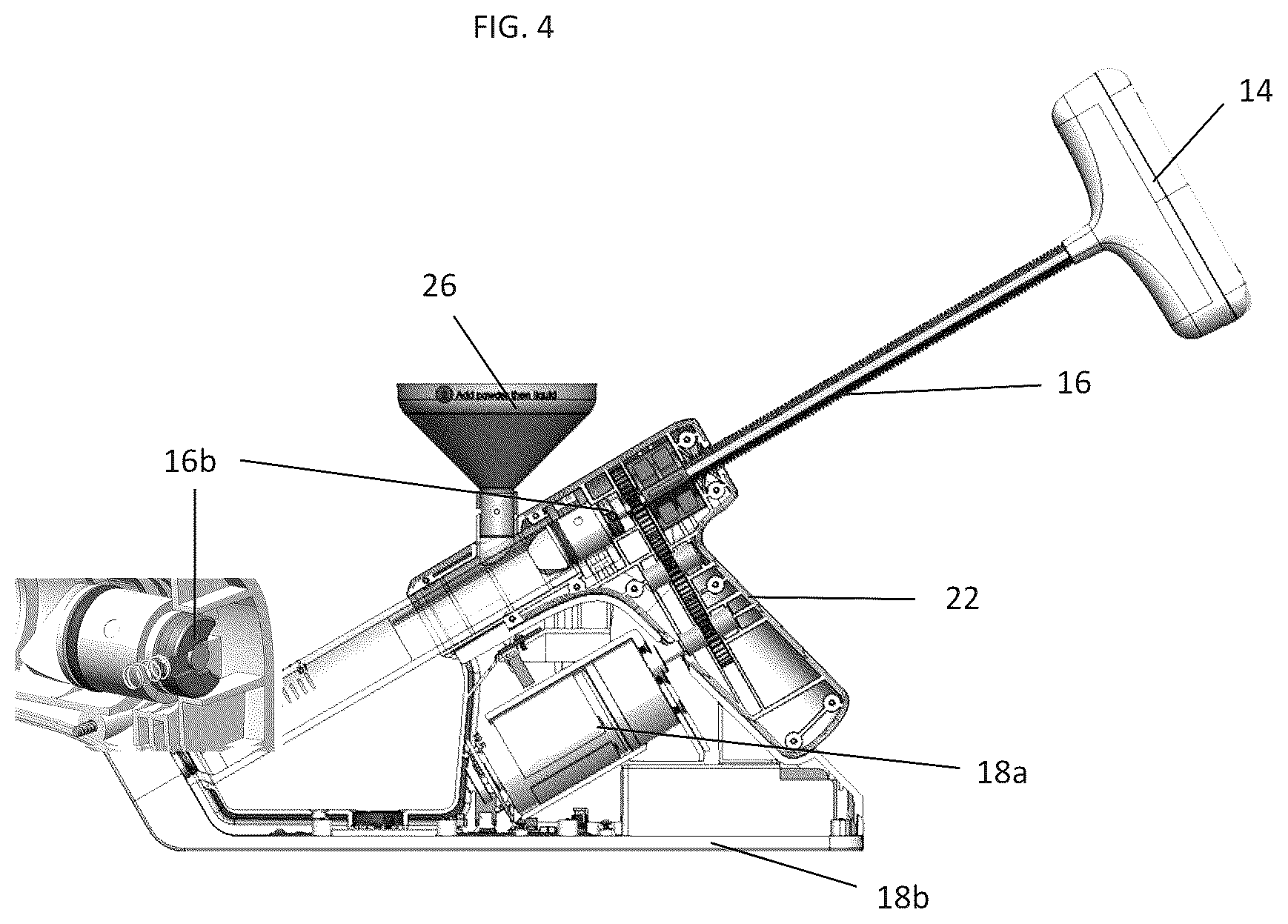 Patent US12137955 Figure 4 – Bone cement mixer