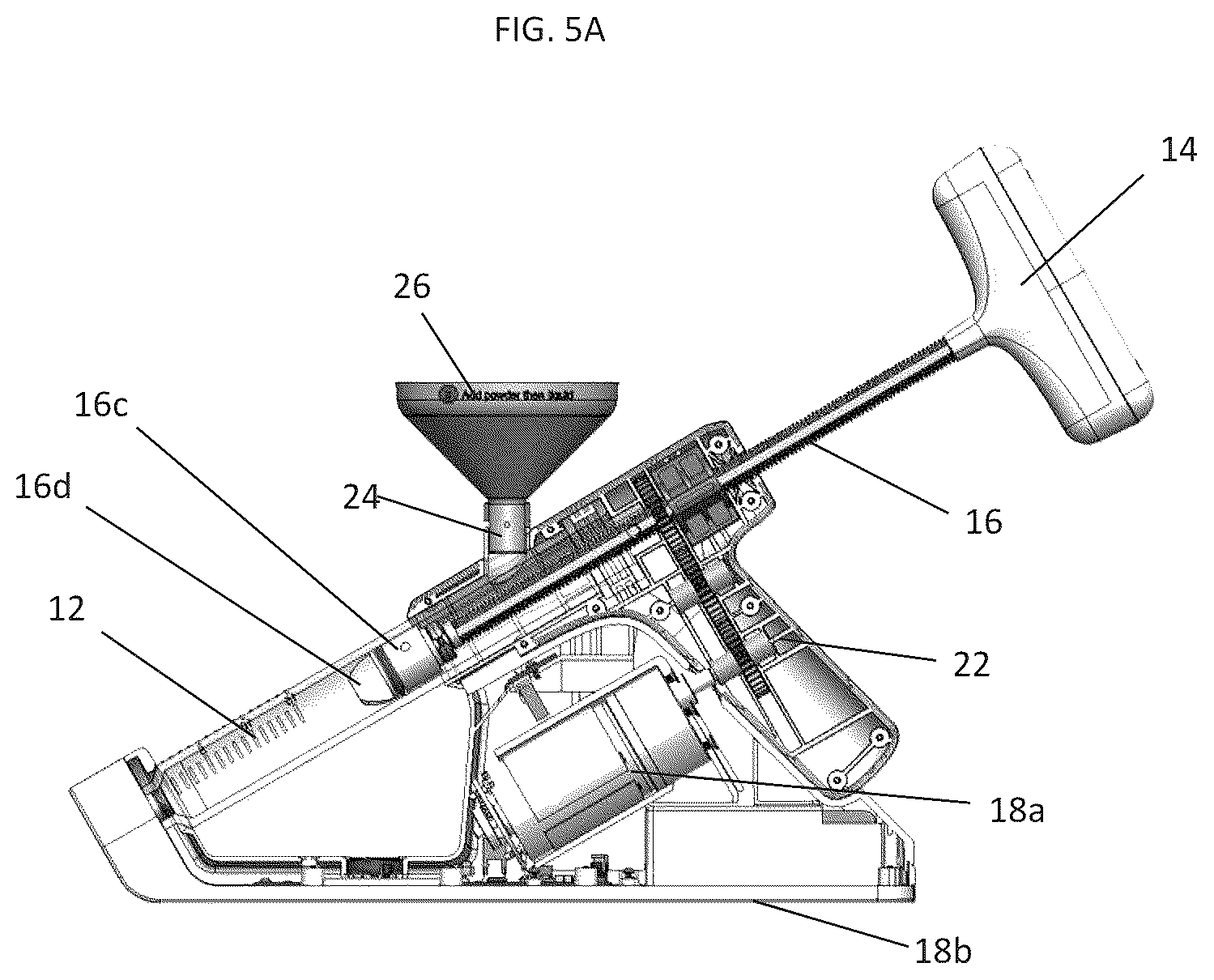 Patent US12137955 Figure 5 – Bone cement mixer