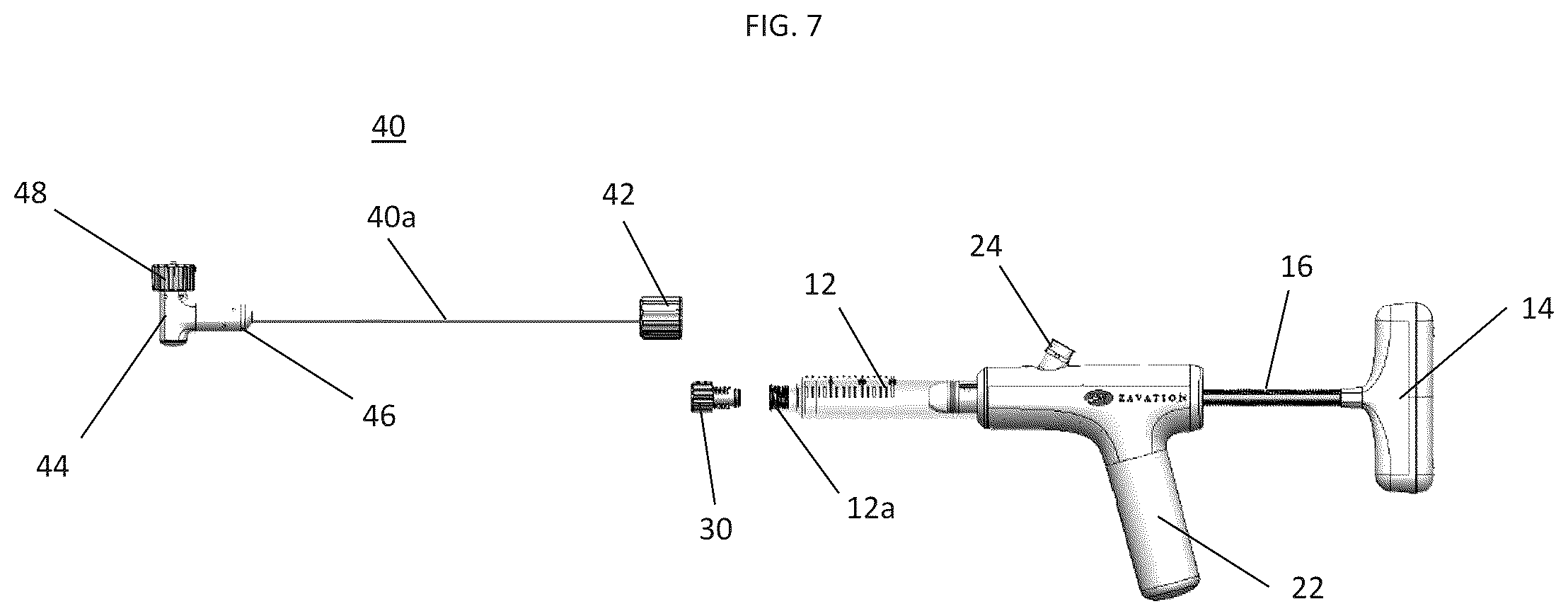Patent US12137955 Figure 8 – Bone cement mixer