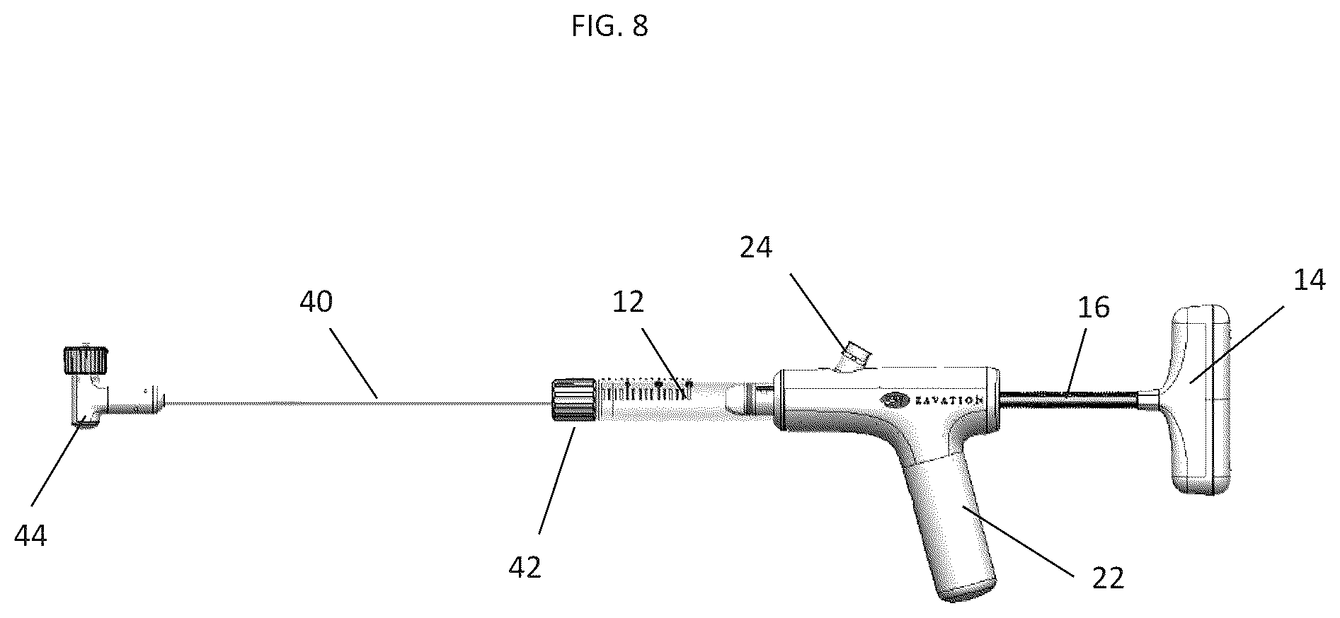 Patent US12137955 Figure 9 – Bone cement mixer