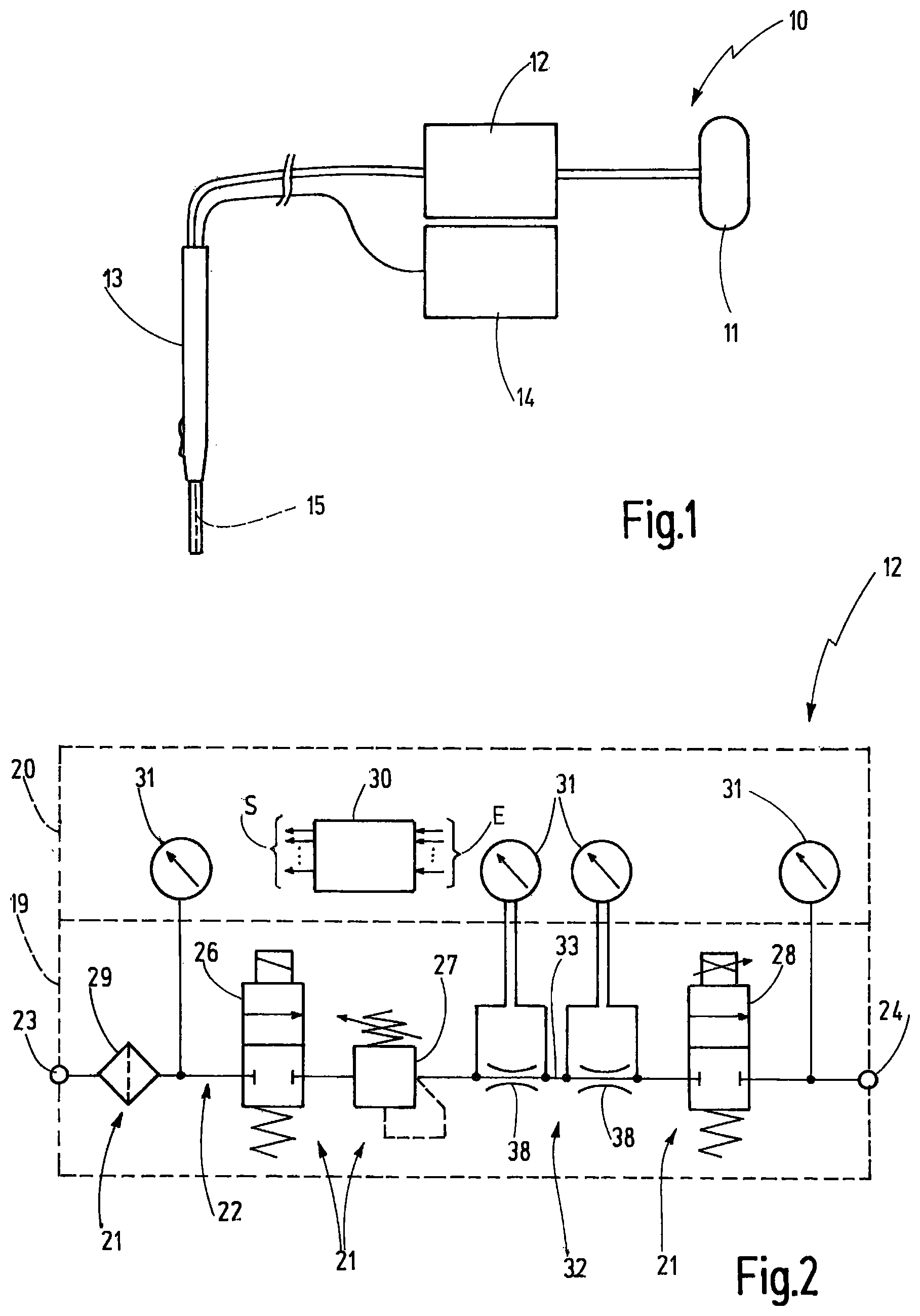 Patent US12137957 Figure 1 – Fluid control arrangement for a medical device