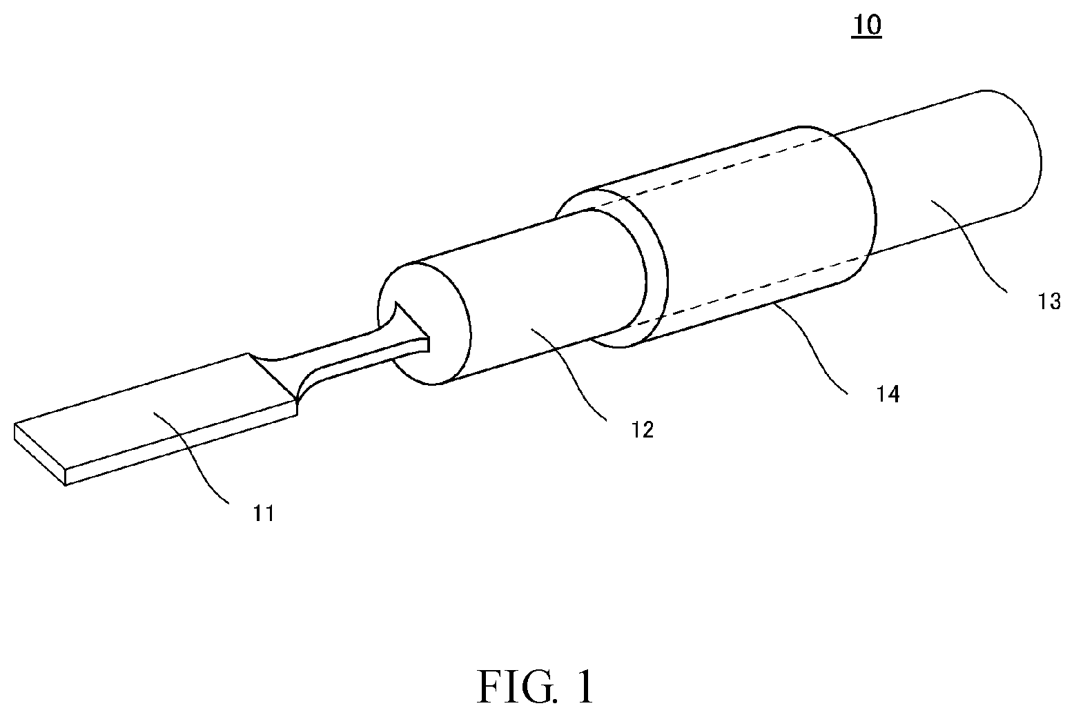 Patent US12137962 Figure 1 – Surgical electrode having surface treatment coating