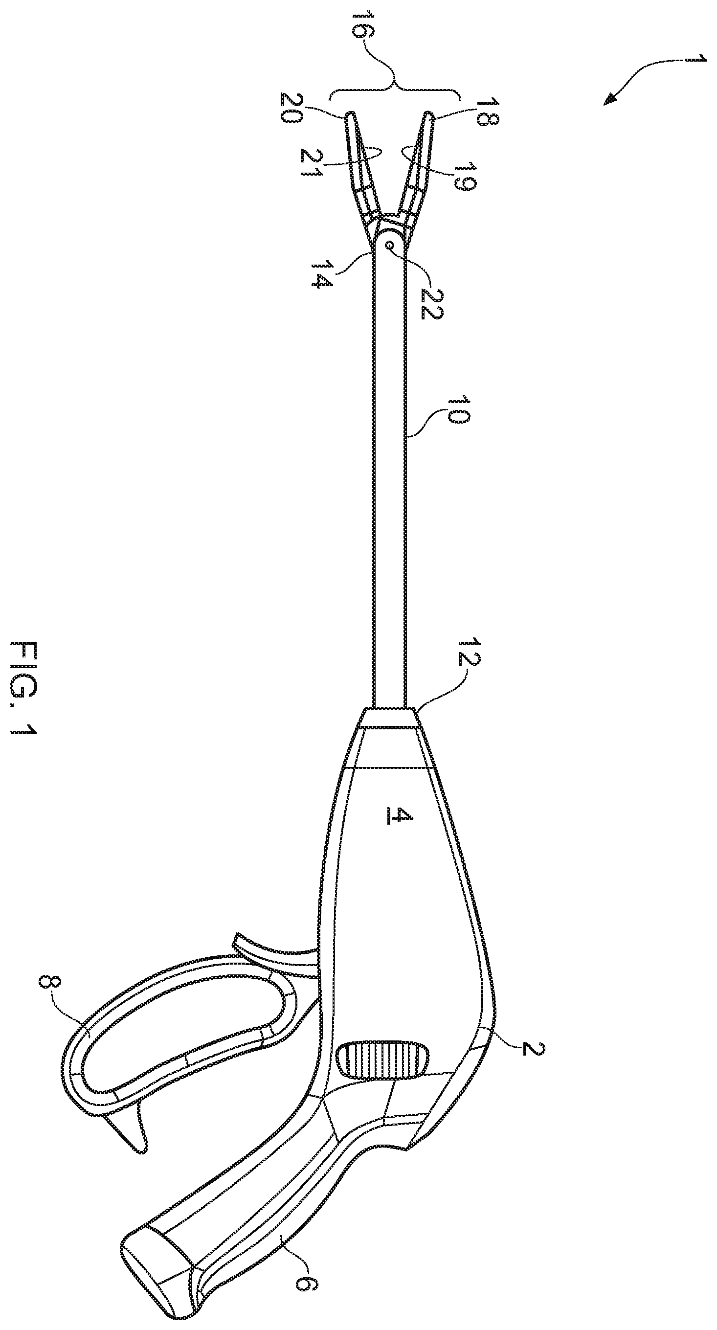 Patent US12137963 Figure 1 – Bipolar electrosurgical instruments