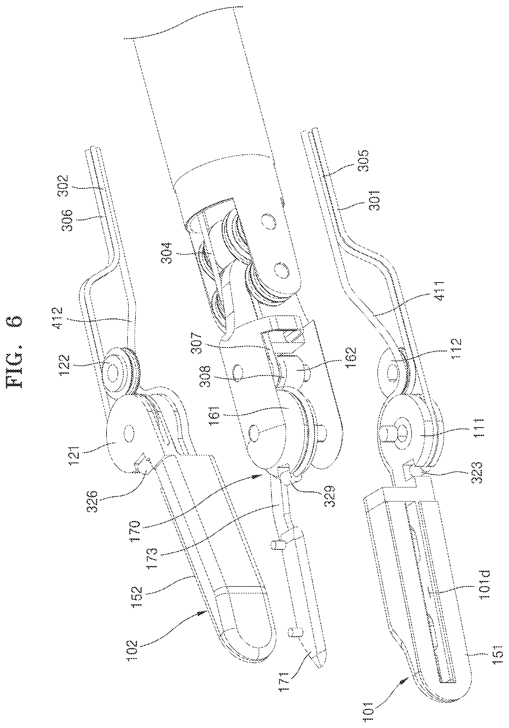 Patent US12137964 Figure 6 – End tool of surgical instrument and electric cauterization surgical instrument comprising same