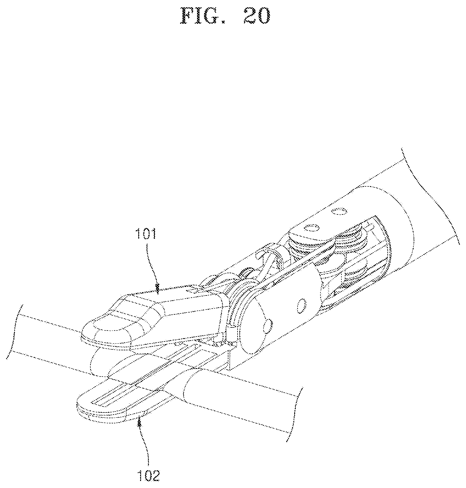 Patent US12137964 Figure 20 – End tool of surgical instrument and electric cauterization surgical instrument comprising same