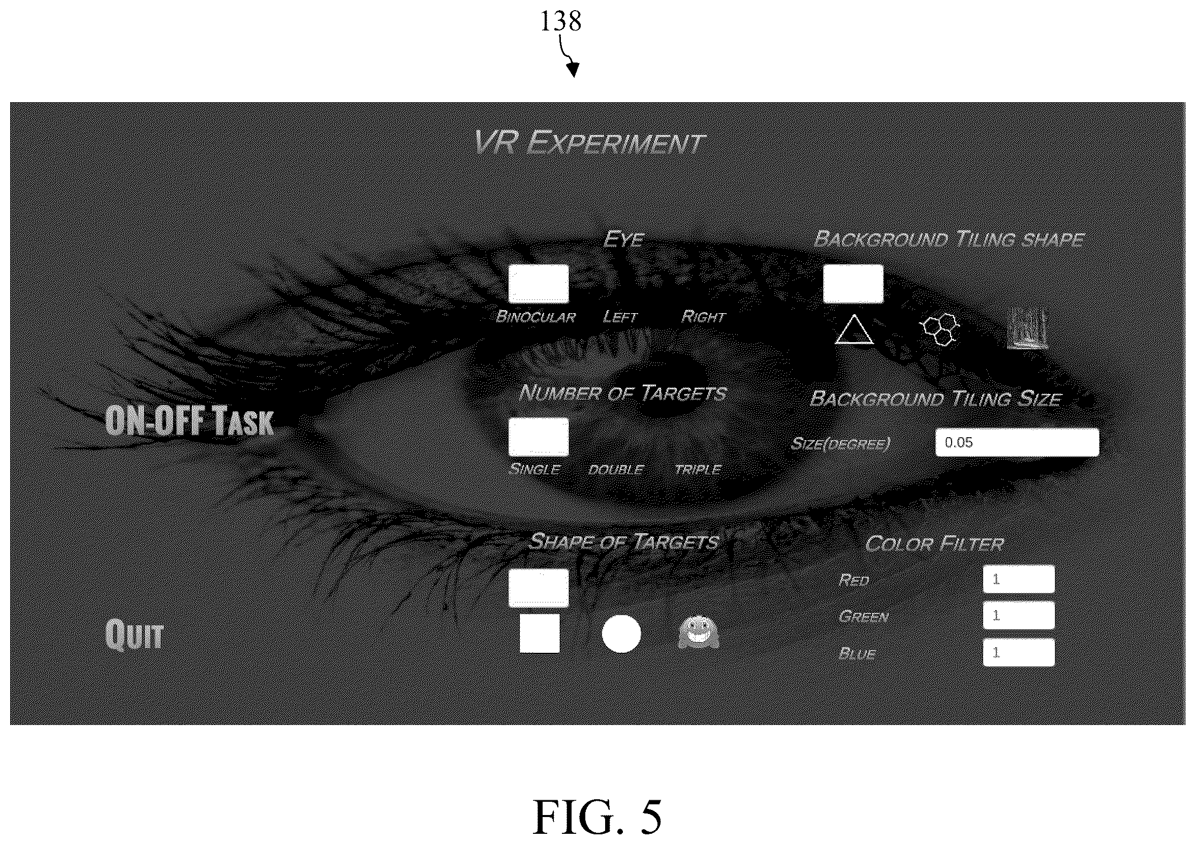 Patent US12137975 Figure 11 – Systems, methods, and program products for performing on-off perimetry visual field tests