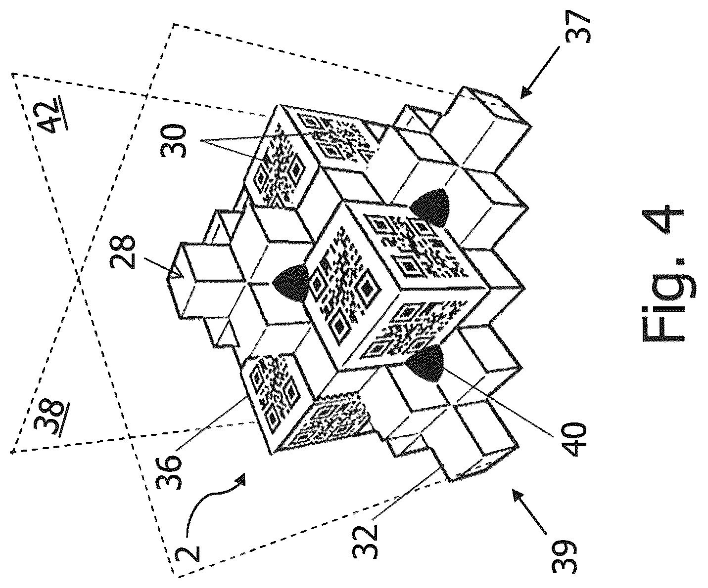 Patent US12137984 Figure 4 – Technique of determining a pose of a surgical registration device