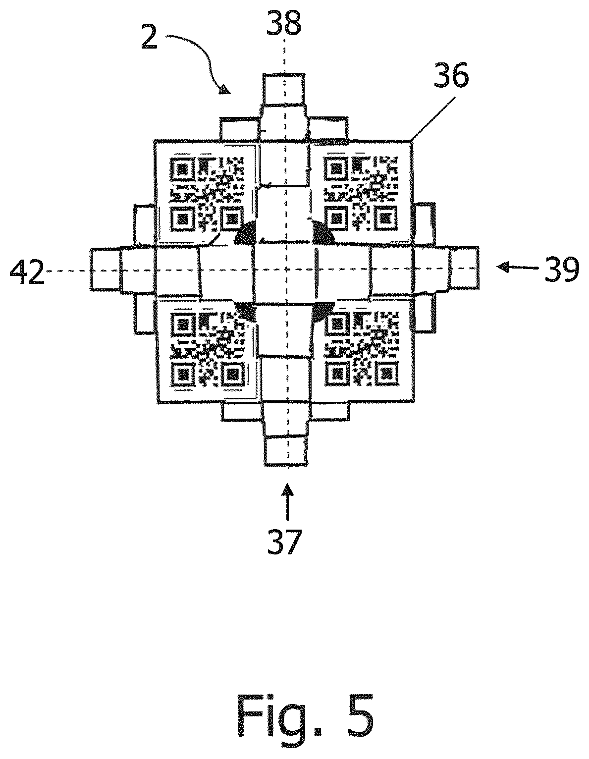 Patent US12137984 Figure 5 – Technique of determining a pose of a surgical registration device