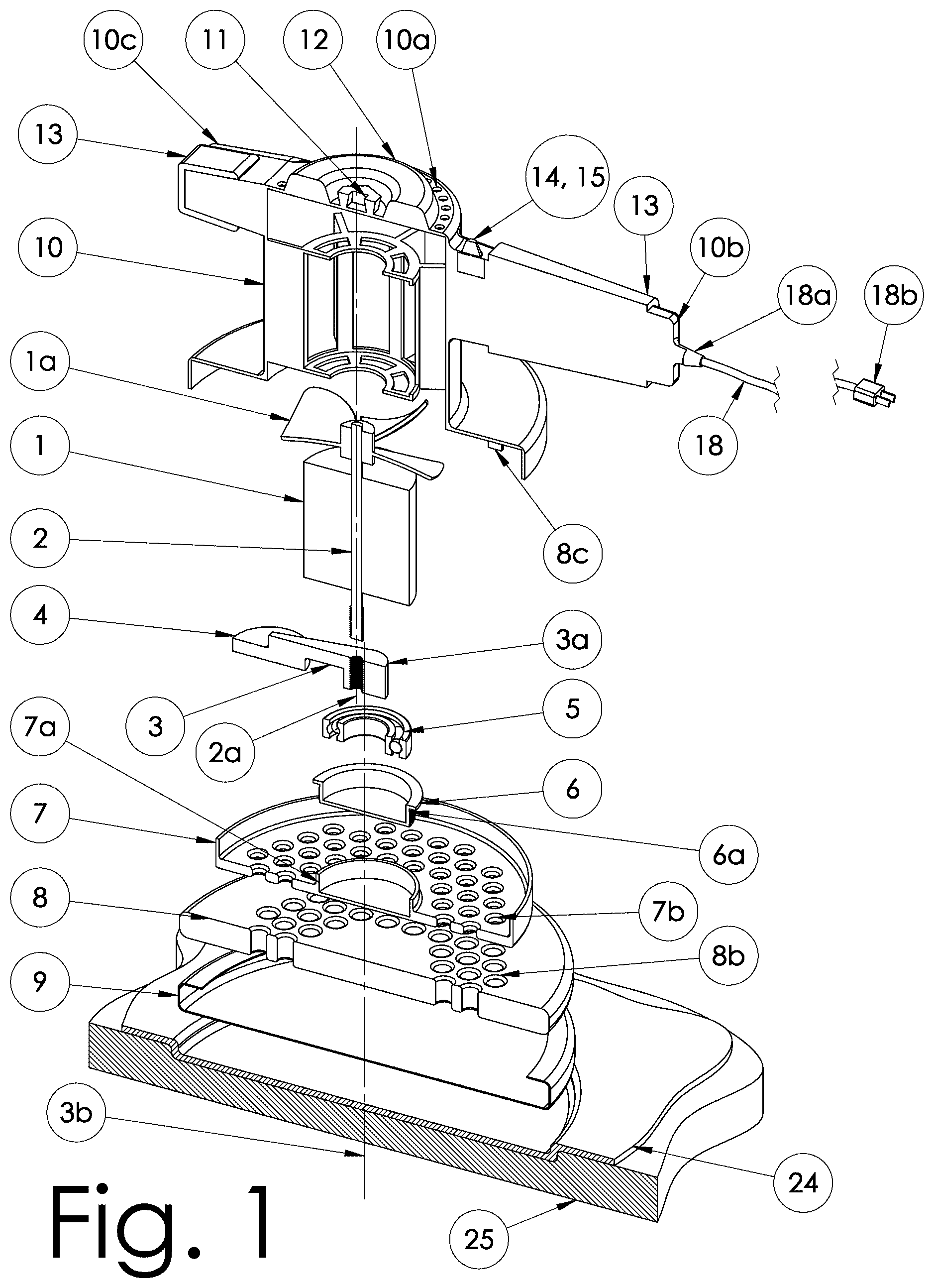 Patent US12137993 Figure 1 – Advanced system and method for a deep tissue massager