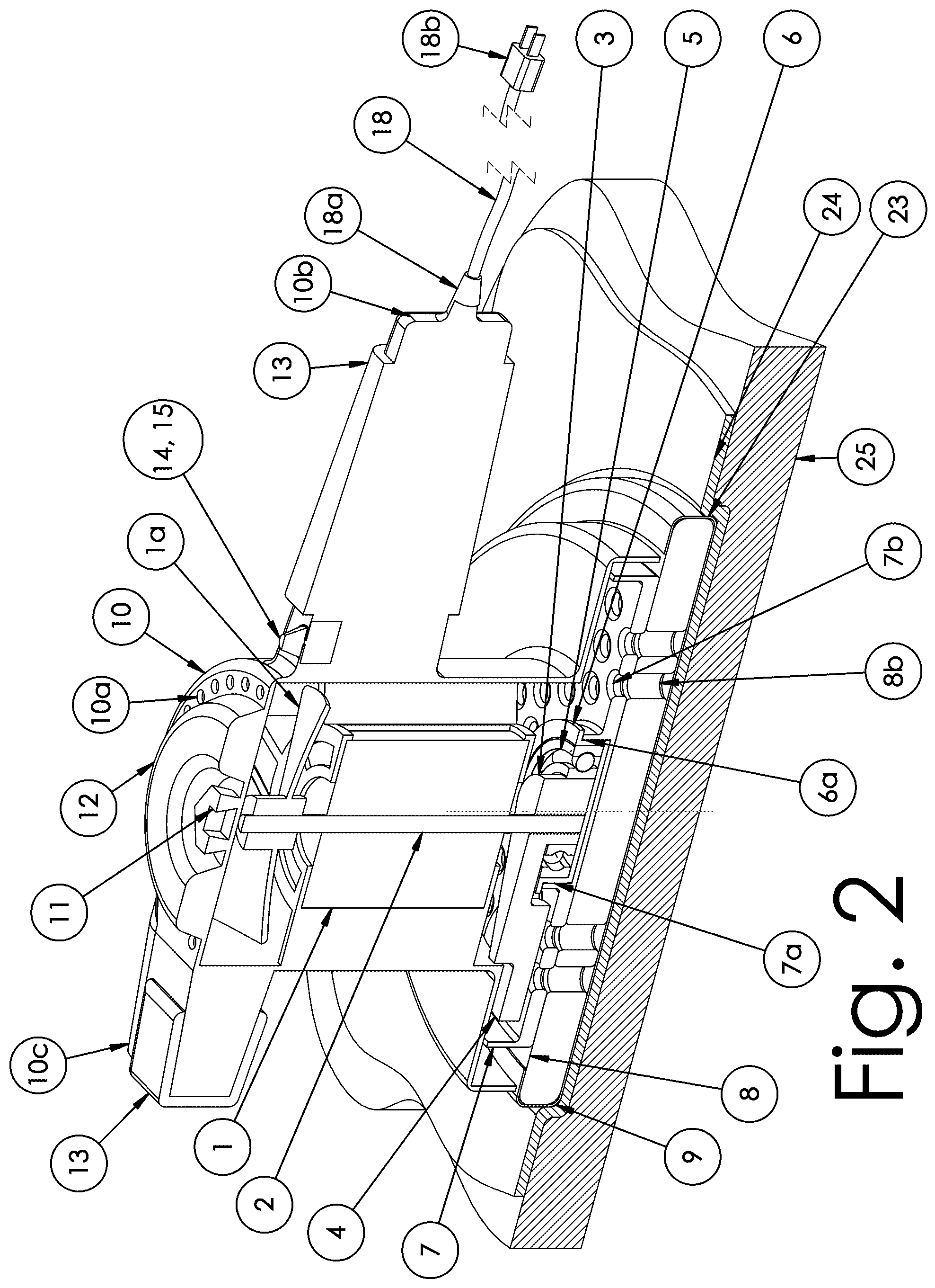 Patent US12137993 Figure 2 – Advanced system and method for a deep tissue massager