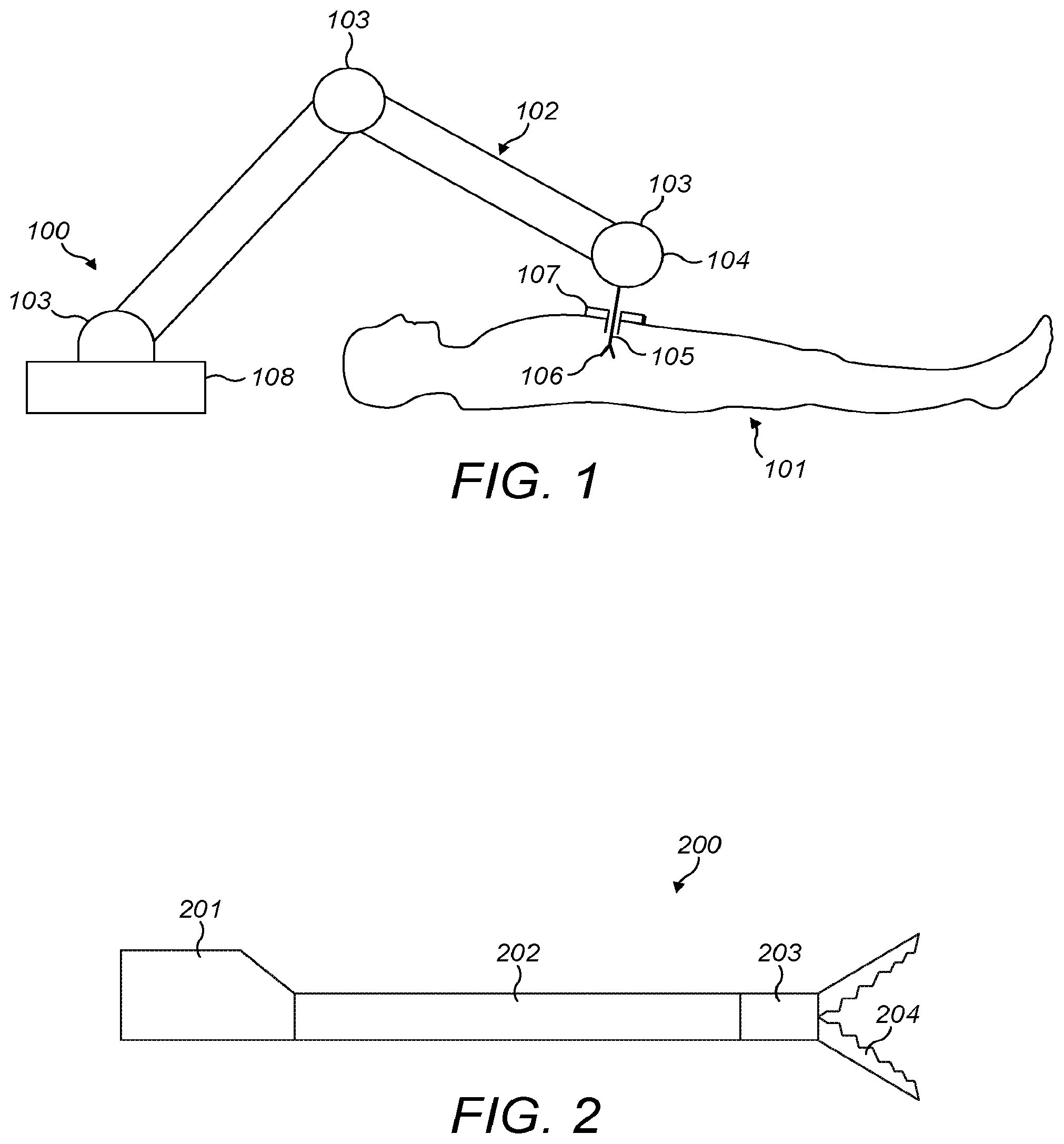 Patent US12137994 Figure 1 – Interfacing a surgical robotic arm and instrument