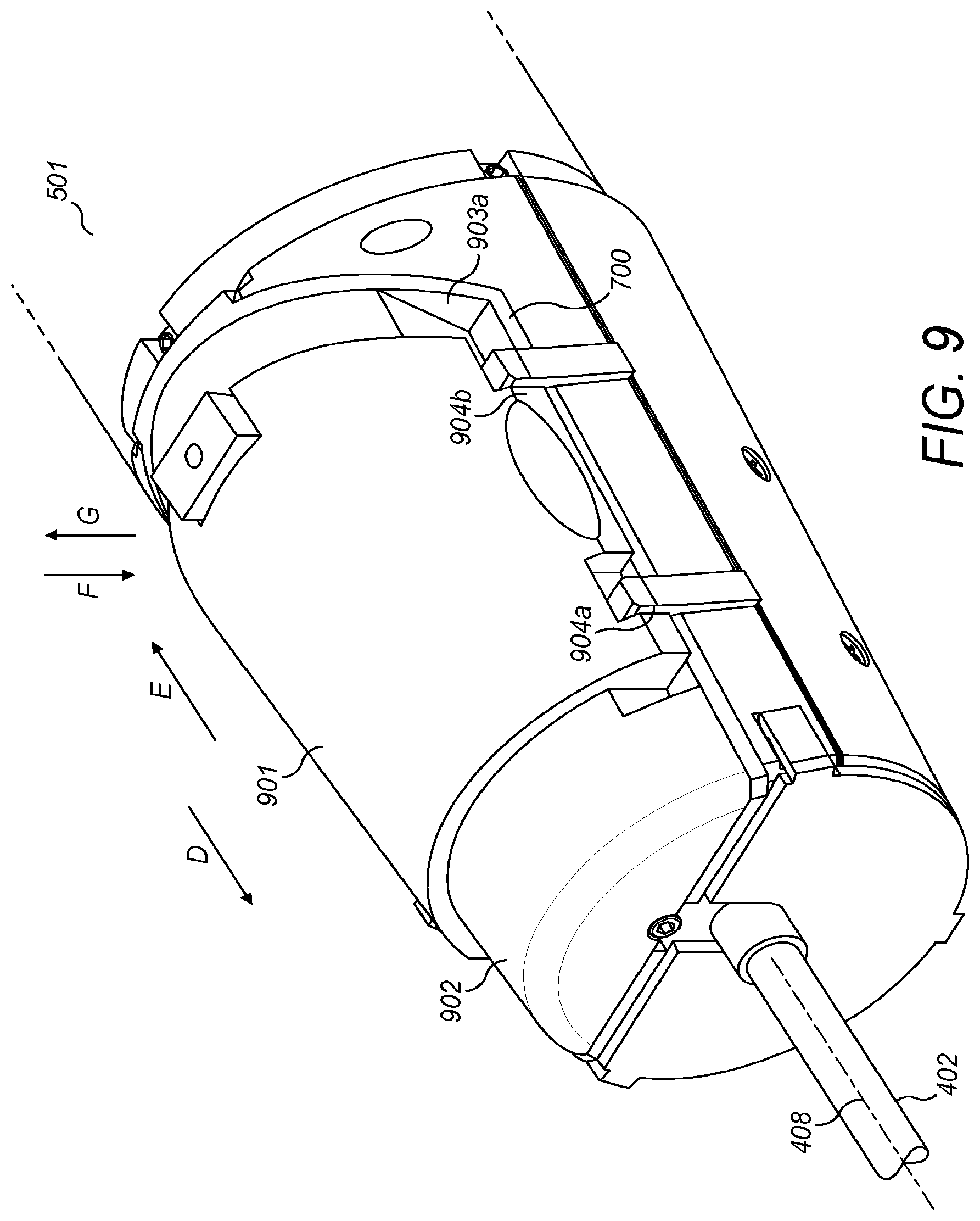 Patent US12137994 Figure 8 – Interfacing a surgical robotic arm and instrument
