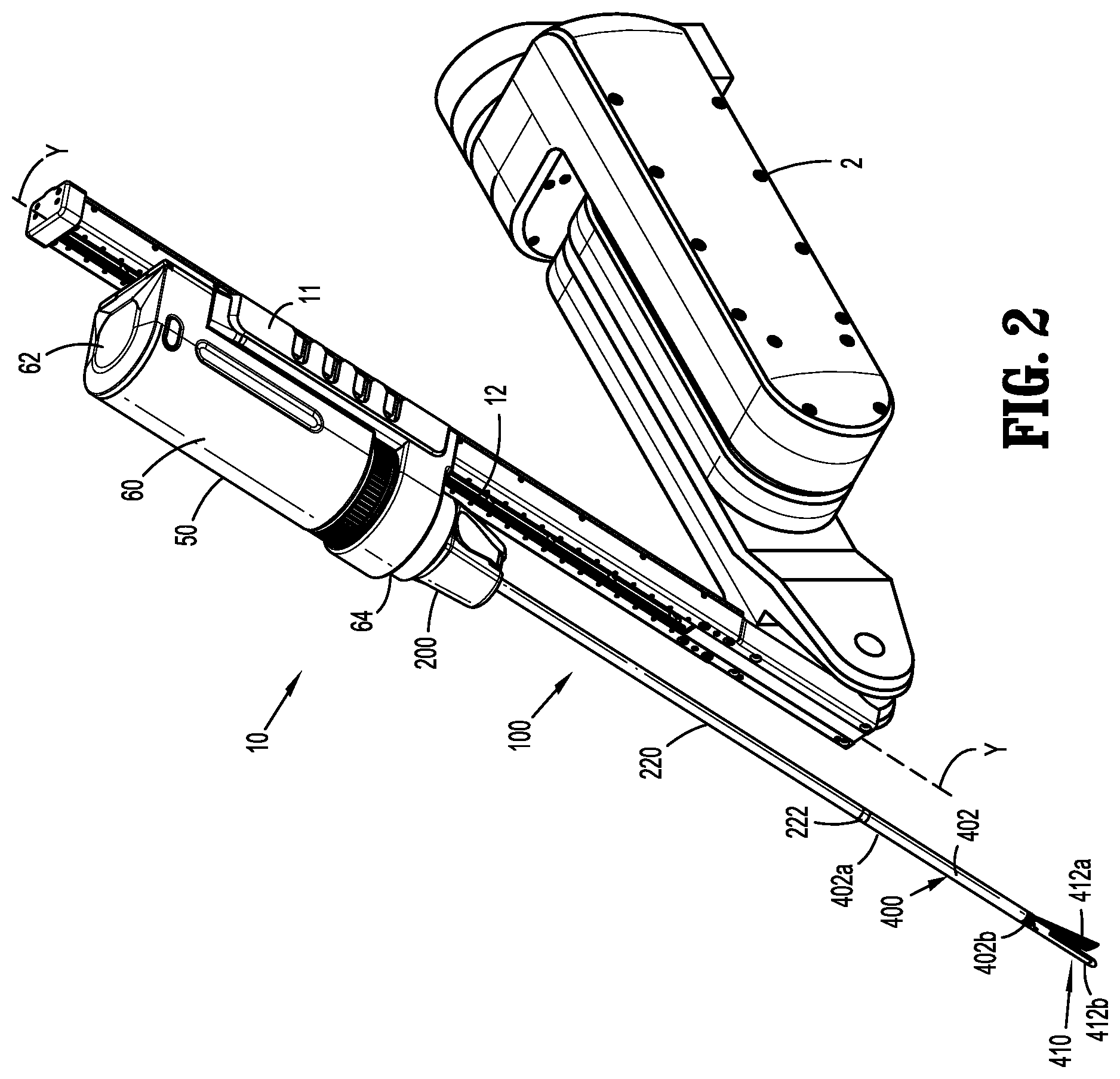 Patent US12137995 Figure 2 – Robotic surgical assemblies and instrument drive connectors thereof