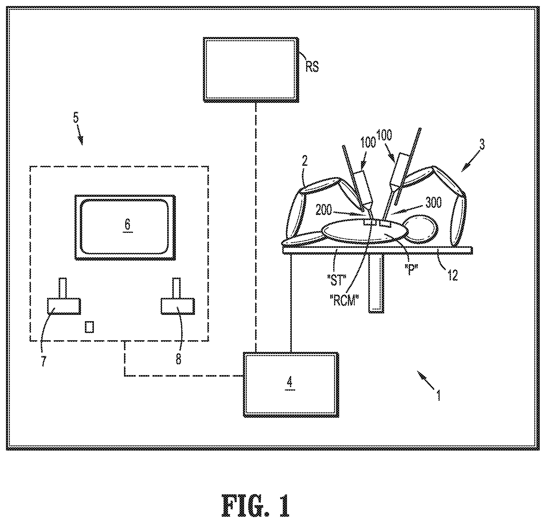 Patent US12137998 Figure 1 – Binding and non-binding articulation limits for robotic surgical systems