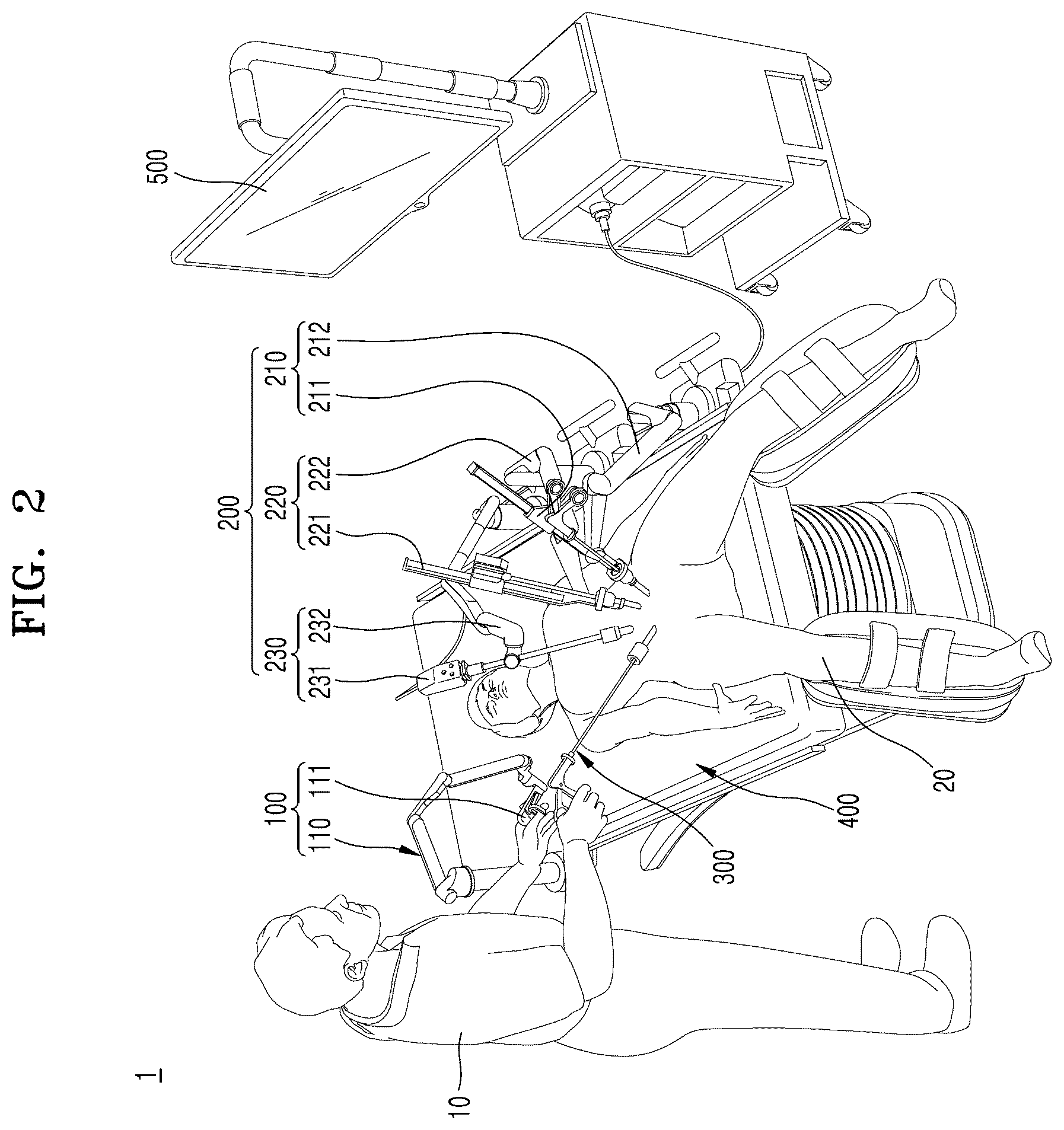 Patent US12137999 Figure 2 – Methods for laparoscopic surgery with assist robot and controlling methods for laparoscopic surgery system with assist robot