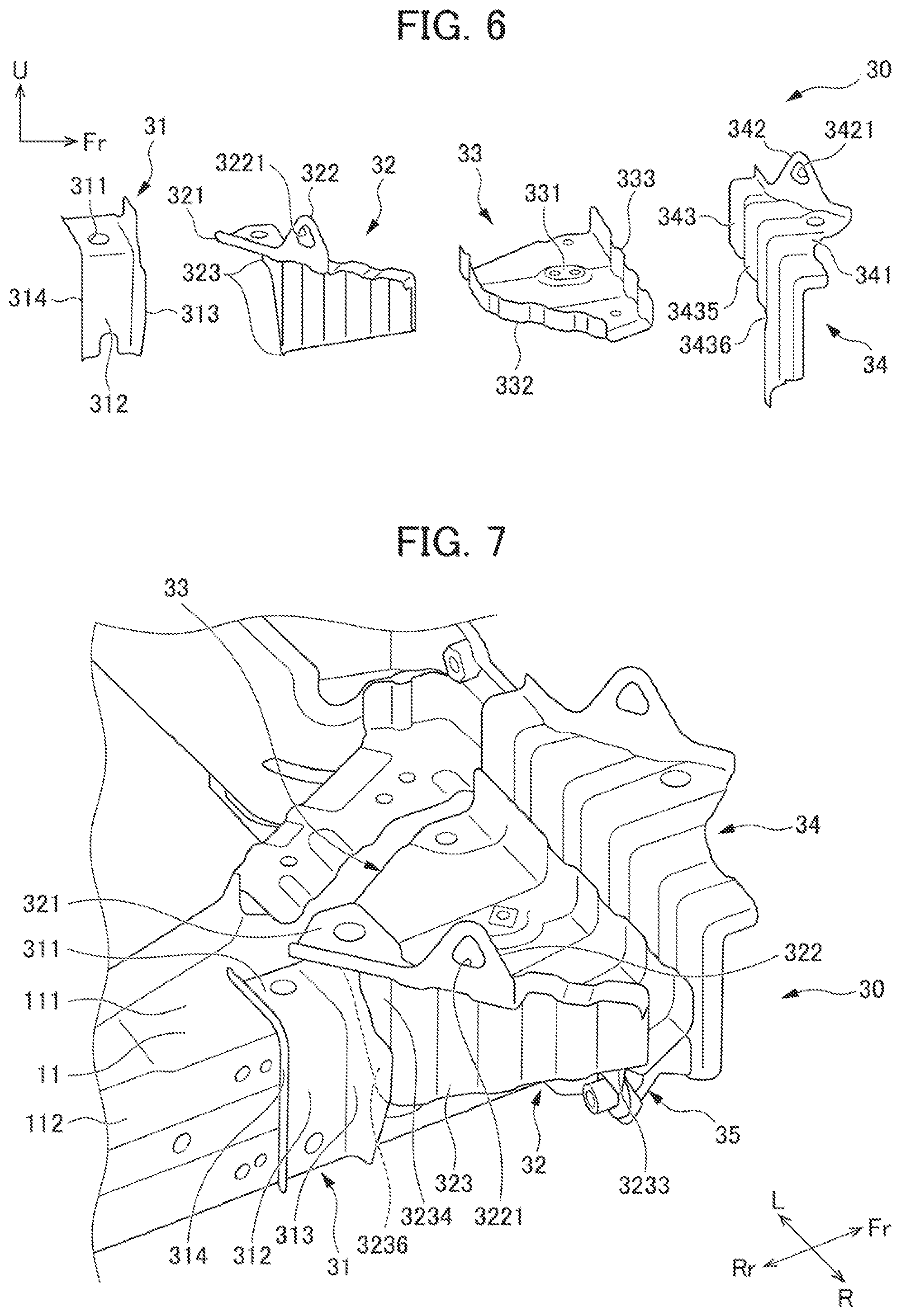 Patent US12139002 Figure 6 – Battery mounting part support structure of vehicle