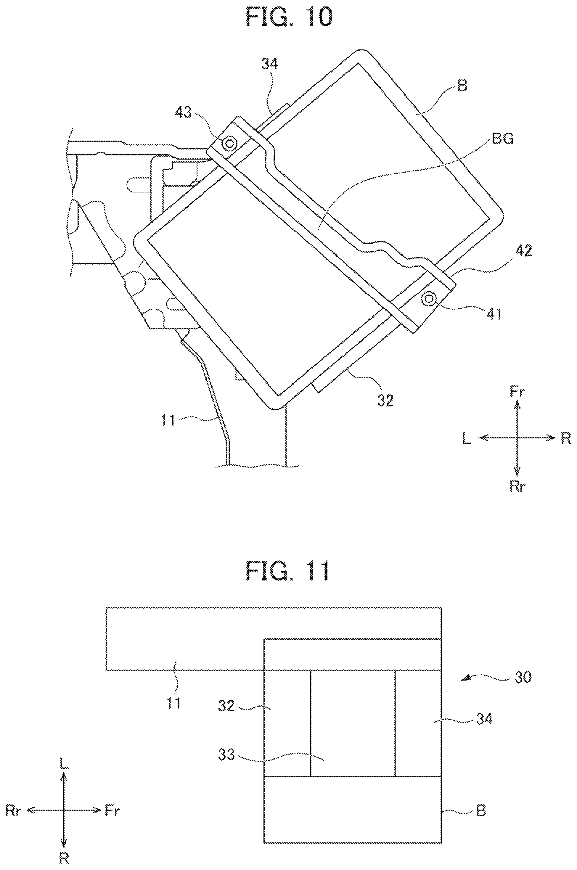 Patent US12139002 Figure 9 – Battery mounting part support structure of vehicle