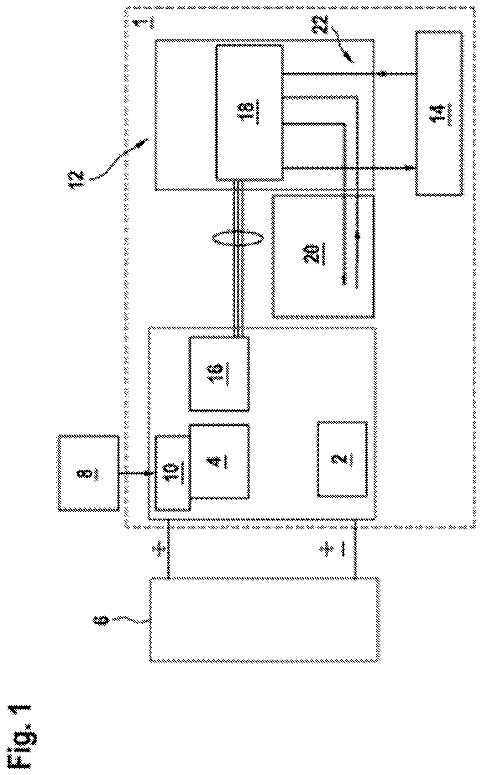 Patent US12139006 Figure 1 – Drive device with self-controlled cooling