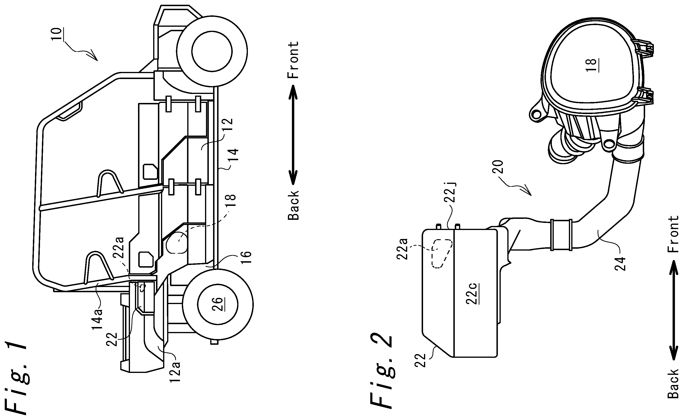 Patent US12139007 — Utility vehicle — Figure 1