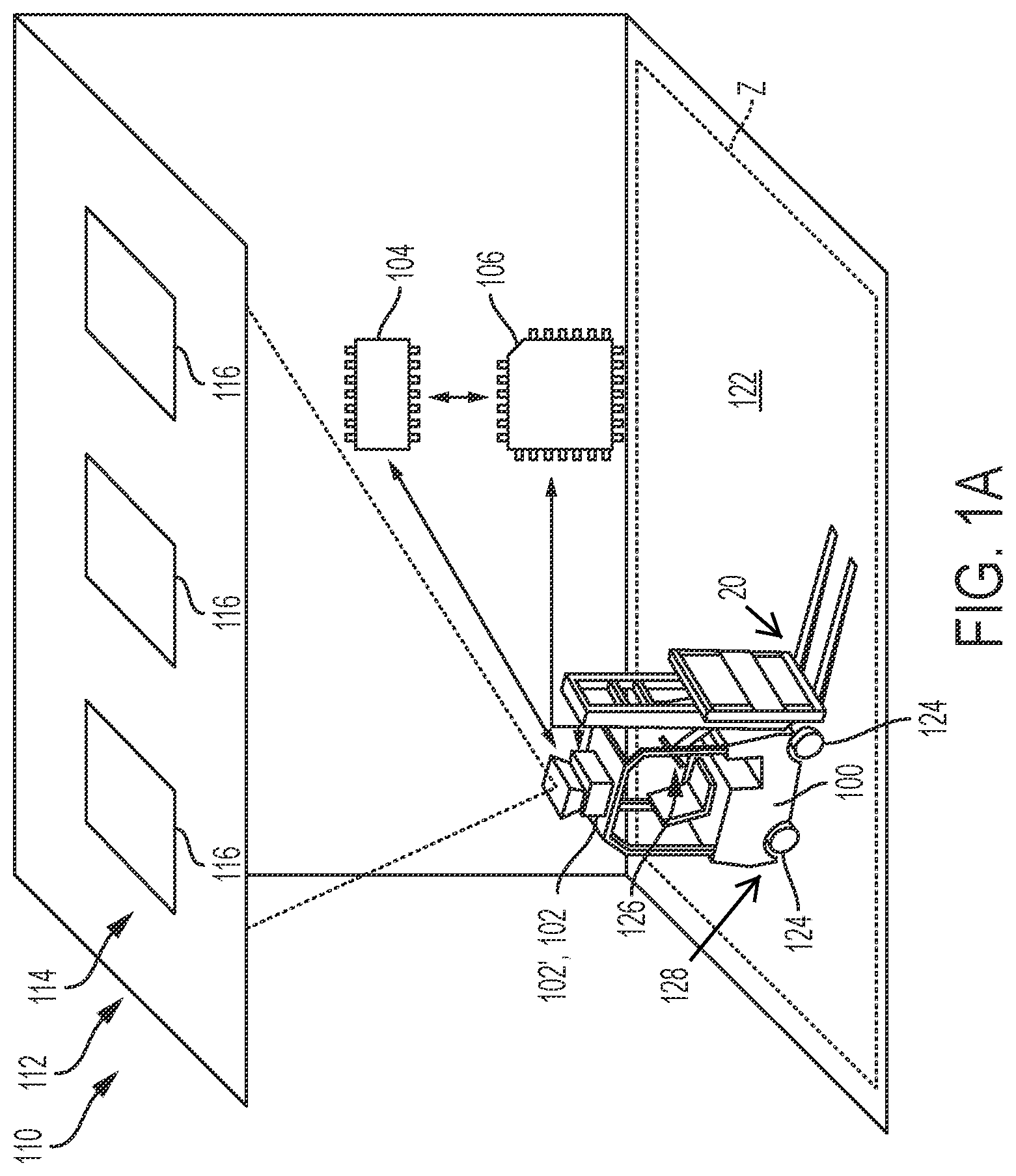 Patent US12139012 Figure 1 – Systems and methods for warehouse environment speed zone management